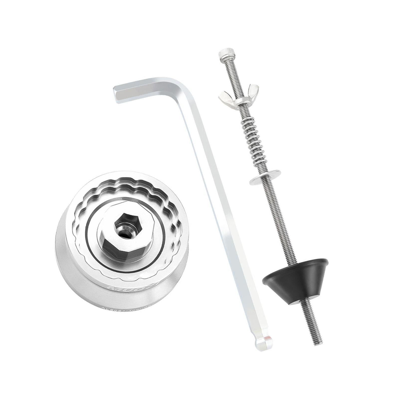 Bike Bottom Bracket Tool Repair Wrench Professional Parts BB Removing Wrench Silver Hex Key