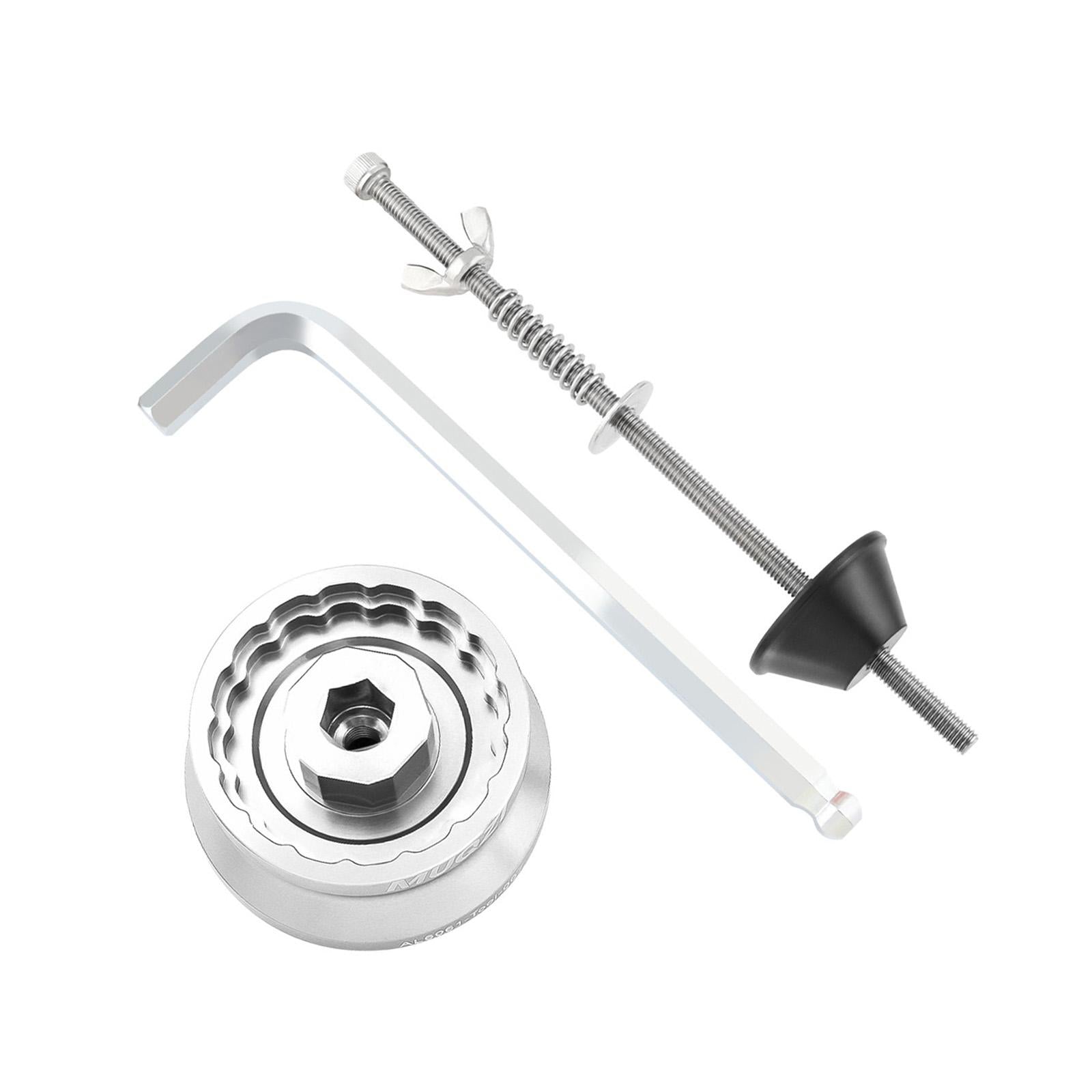 Bike Bottom Bracket Tool Repair Wrench Professional Parts BB Removing Wrench Silver Hex Key