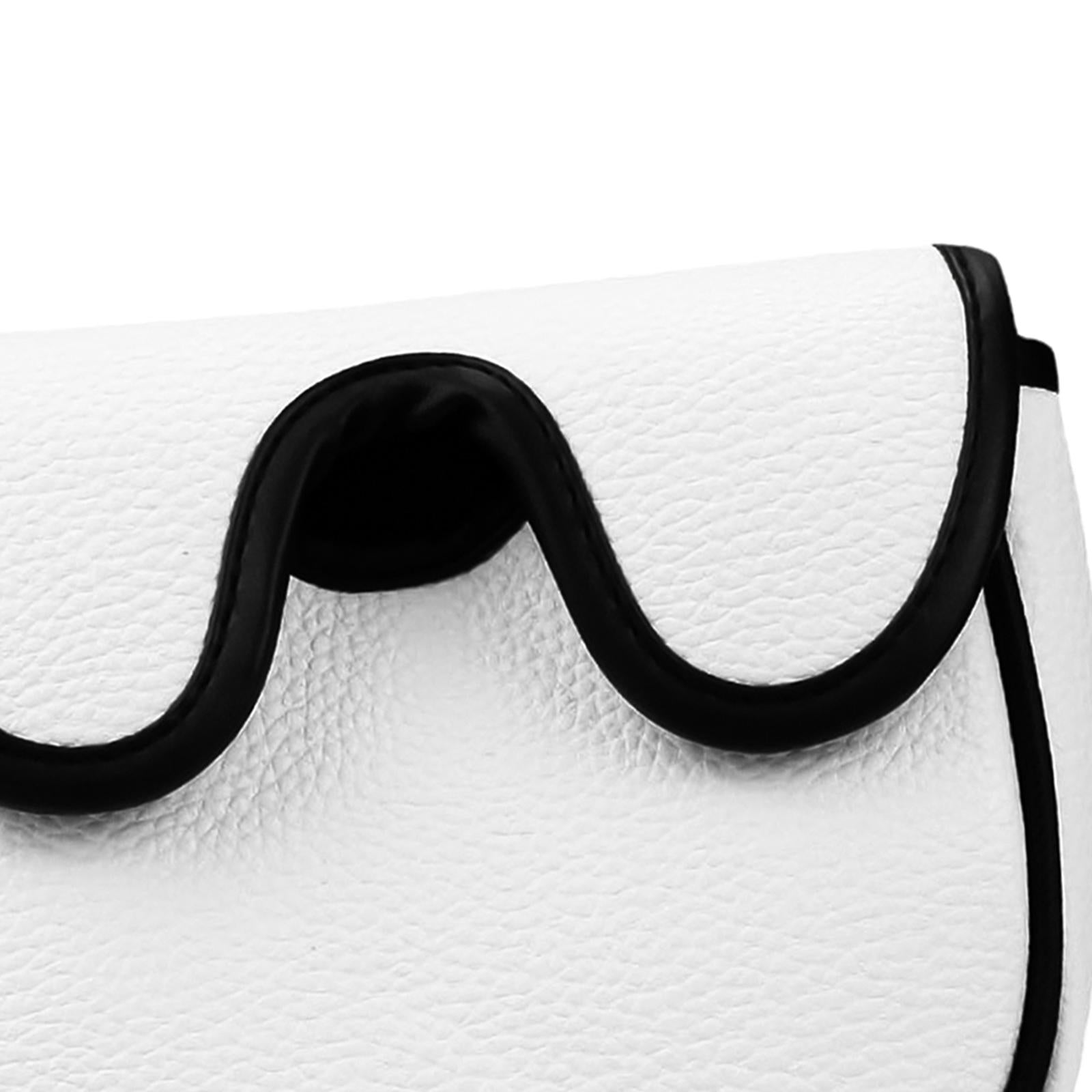 Golf Mallet Putter Head Cover PU Fashion Protection Guard Training Equipment White