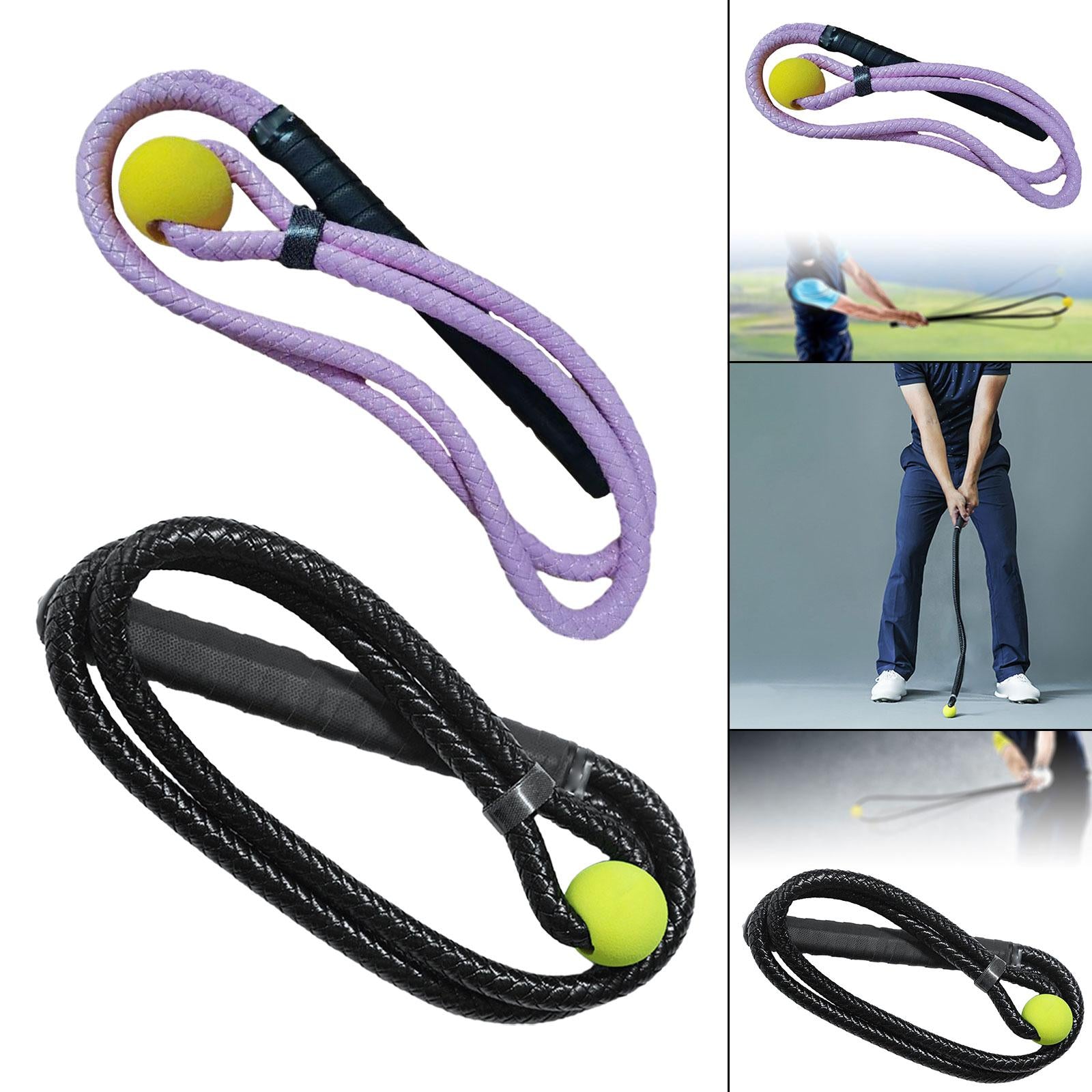 Golf Swing Training Aid Practice Rope Trainer for Women Men Beginner Outdoor Picture Color