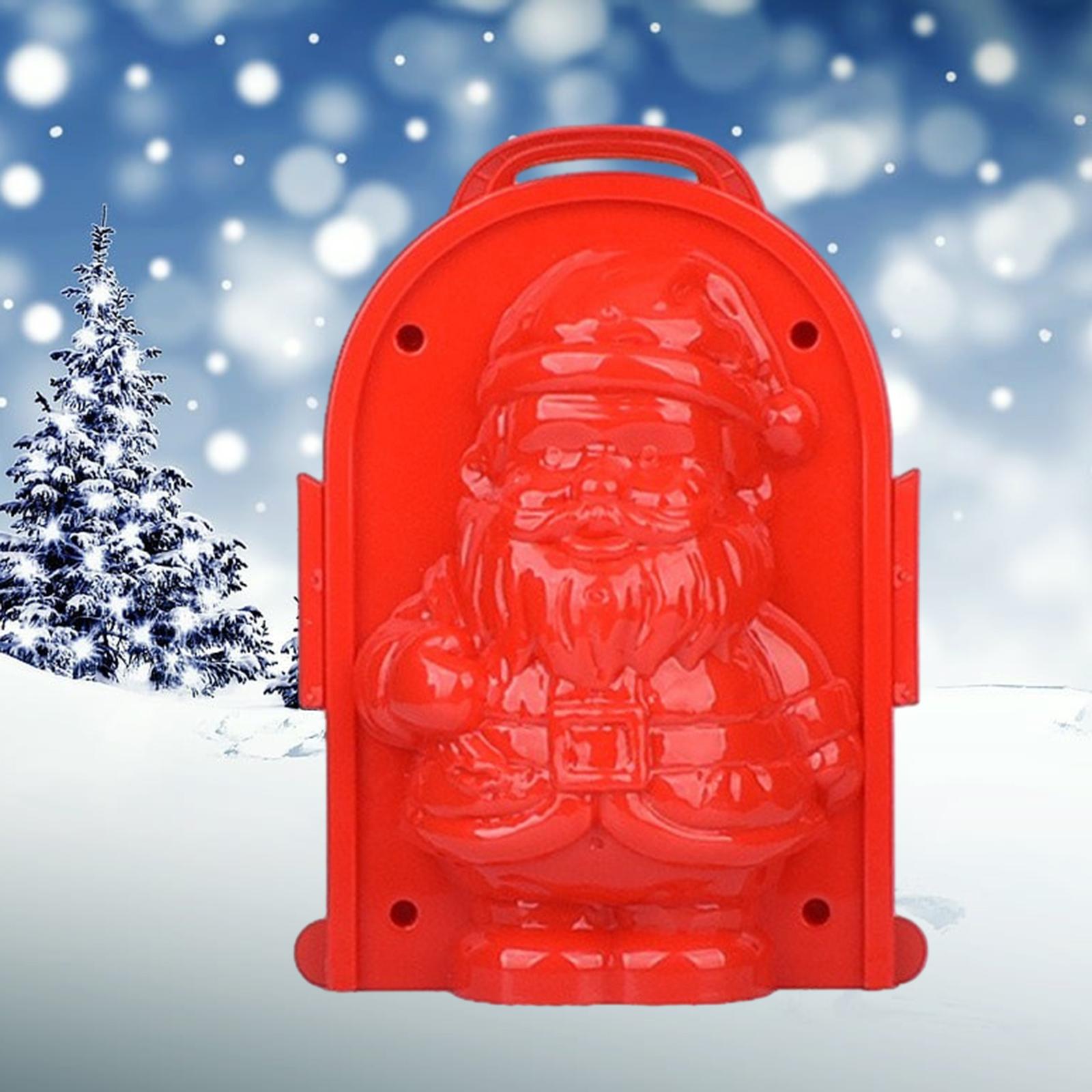 Snowball Maker Clip Snowball Maker Tool for Kids Teens Adults Beach Holidays Red Santa