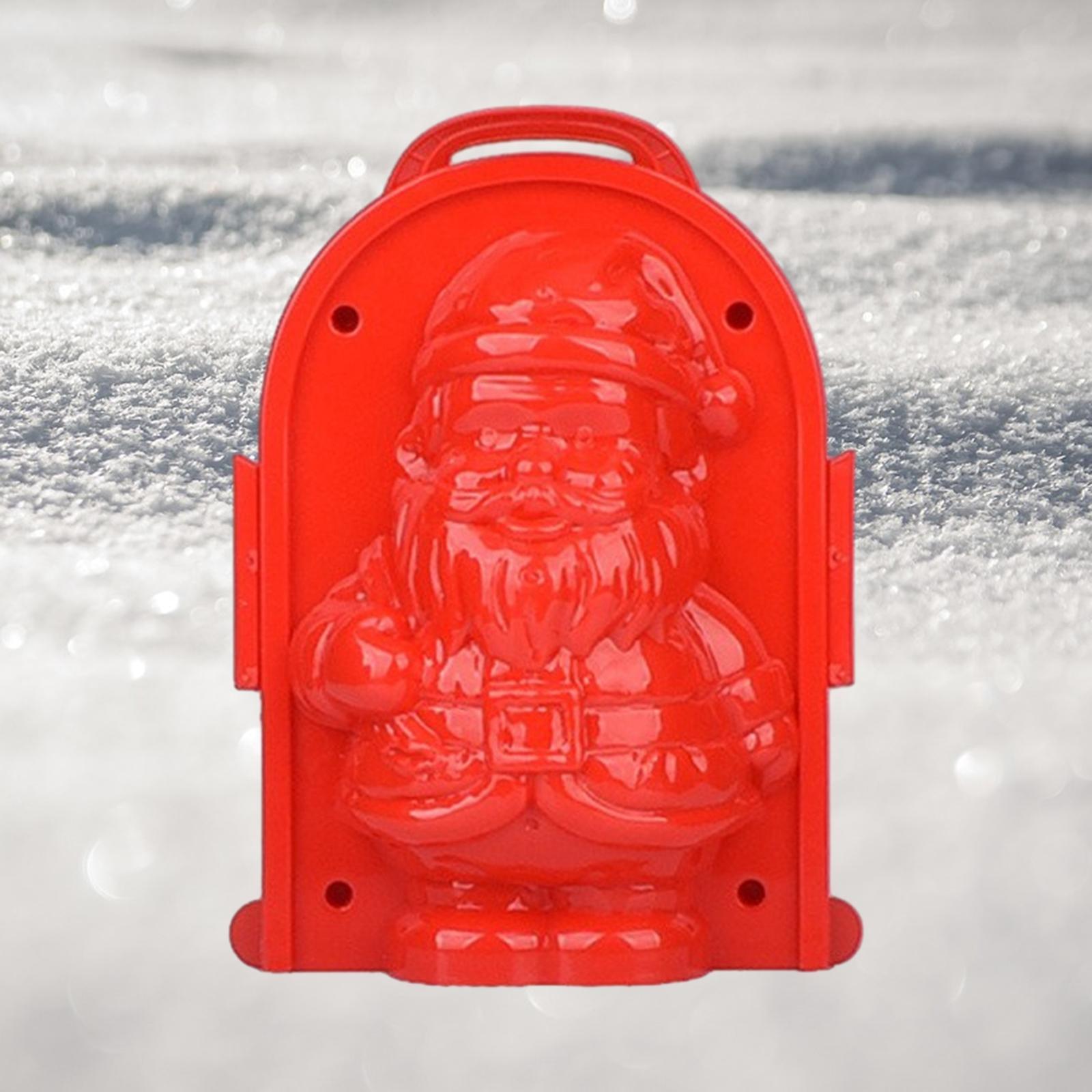 Snowball Maker Clip Snowball Maker Tool for Kids Teens Adults Beach Holidays Red Santa