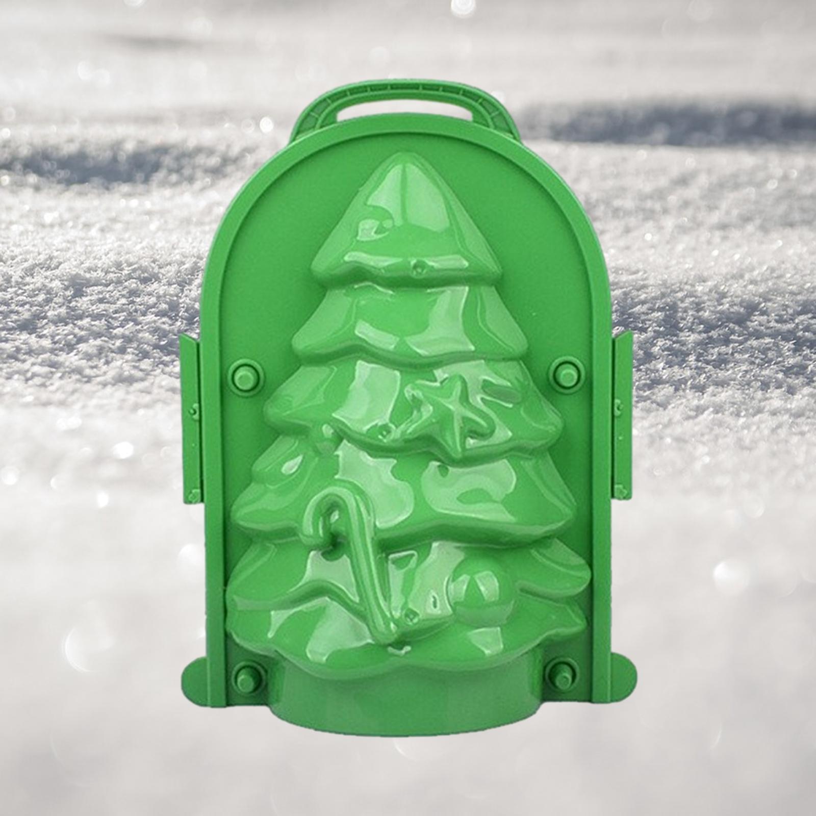 Snowball Maker Clip Snowball Maker Tool for Kids Teens Adults Beach Holidays Green Tree