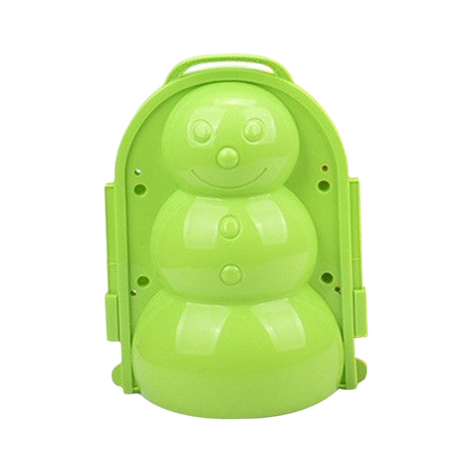 Snowball Maker Clip Snowball Maker Tool for Kids Teens Adults Beach Holidays Light Green Snowman
