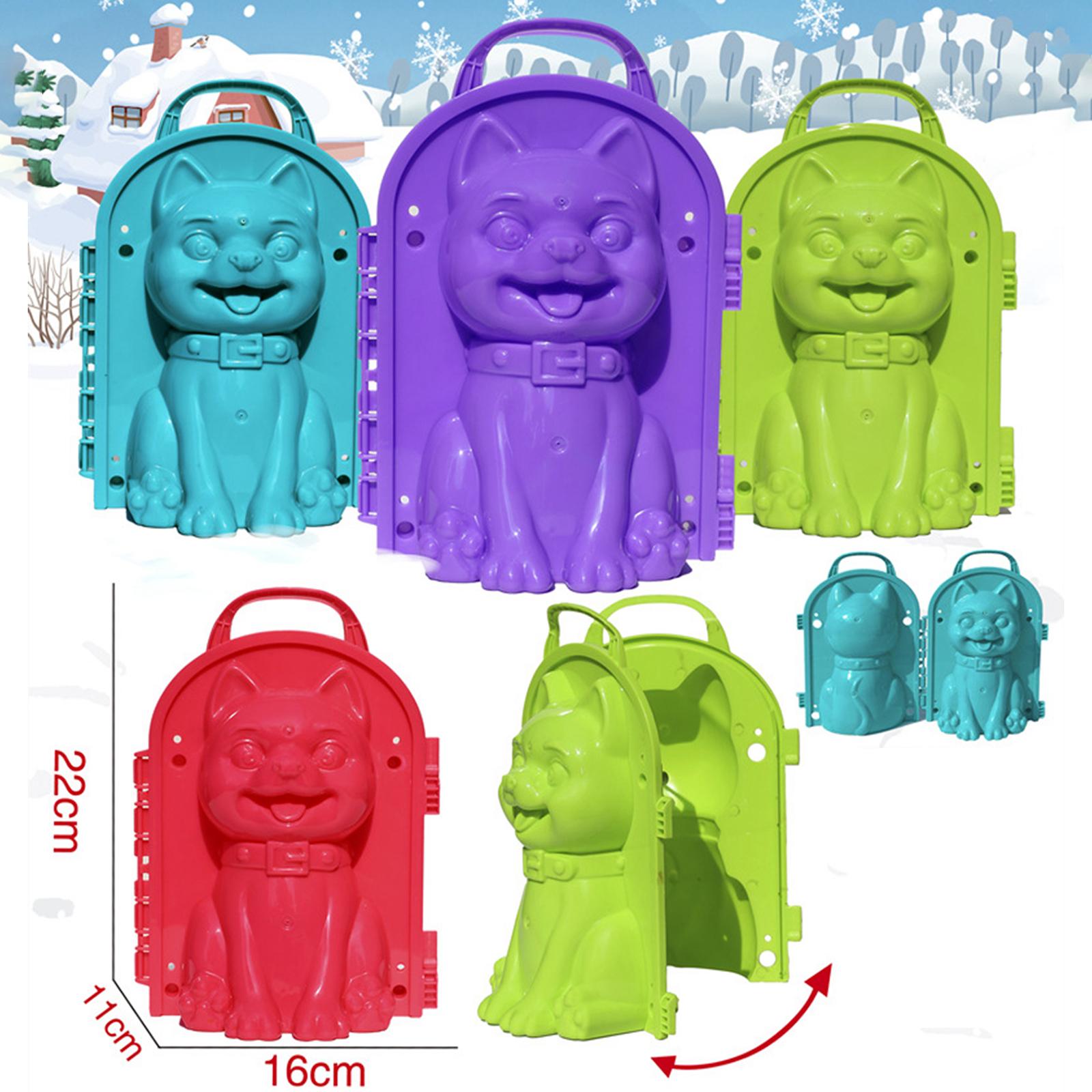 Snowball Maker Clip Snowball Maker Tool for Kids Teens Adults Beach Holidays Purple Color Dog