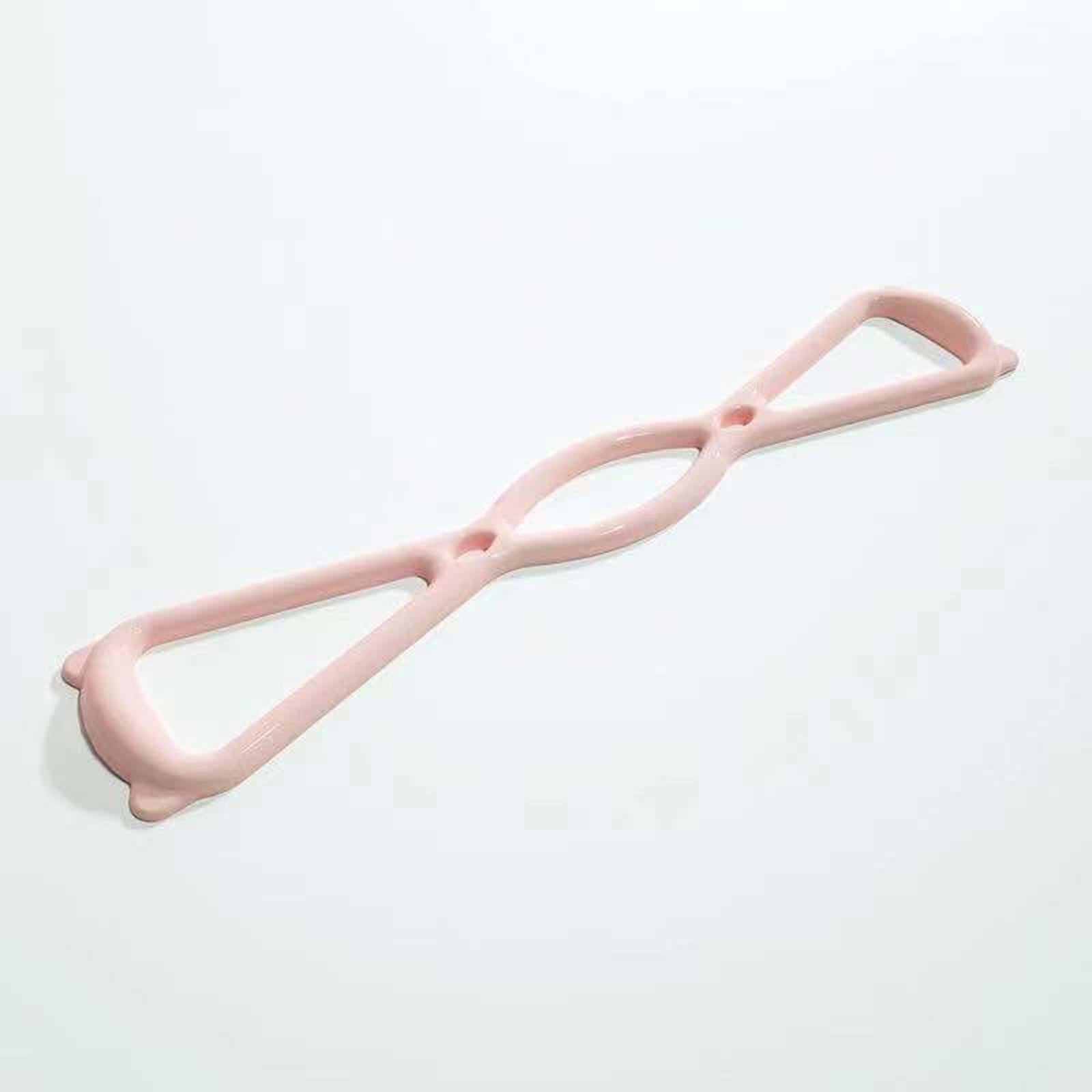 Exercise Band Exerciser Workout Women Men Pull Rope 8 Shaped Resistance Band Pink