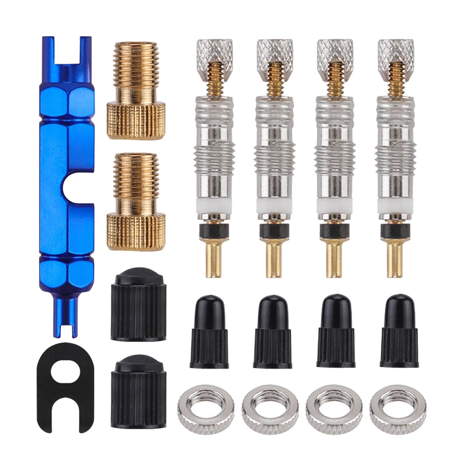 Bike Valve Core Replacement Valve Core Wrench Multifunction Valve Stem Caps Style B