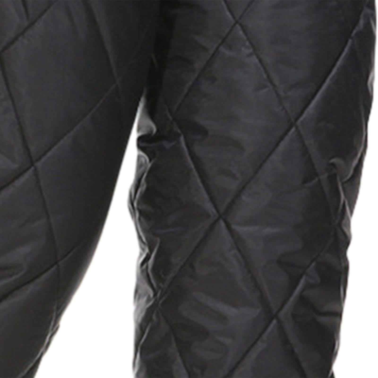 1 Pair Leg Warmers Zipper Knee Pads for Cold Weather Camping Mountain Biking 45cm