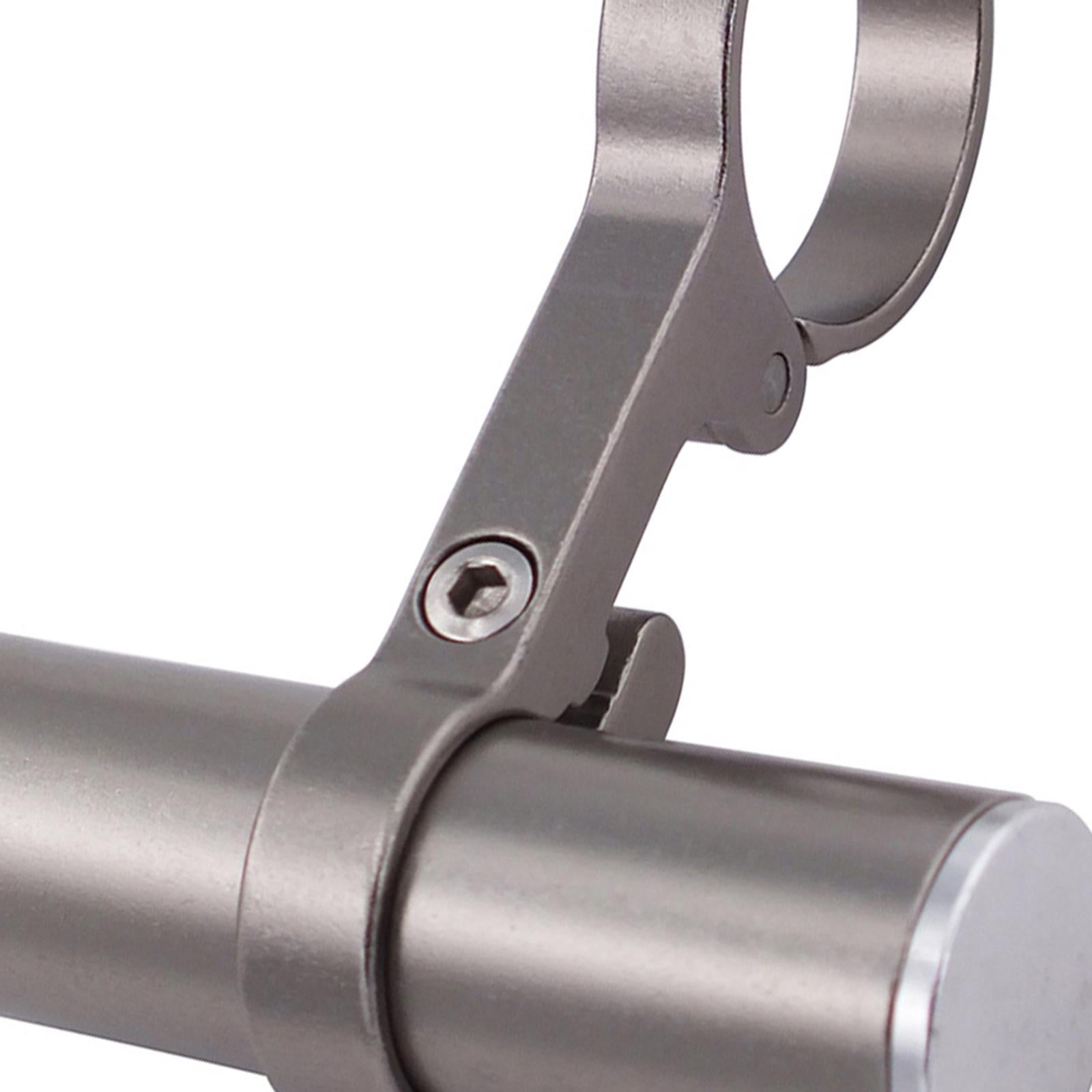 Bike Computer Mount Handlebar Stopwatch Aluminum Alloy Bicycle Extension Bar silver