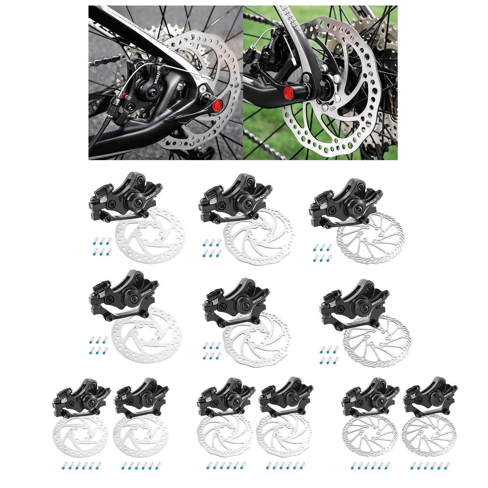 Mechanical Disc Brake with Rotor Parts for Mountain Bikes Cycling Road Bikes Front140