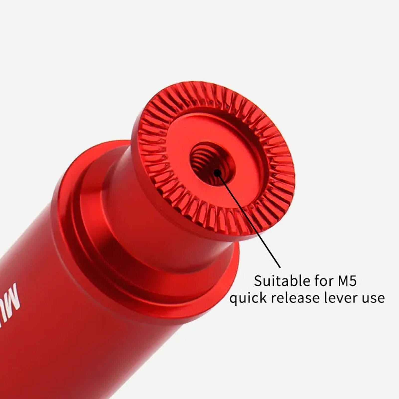 Bike Light Holder Hub Mount Aluminum Alloy Bike Light Mount for Night Riding Red