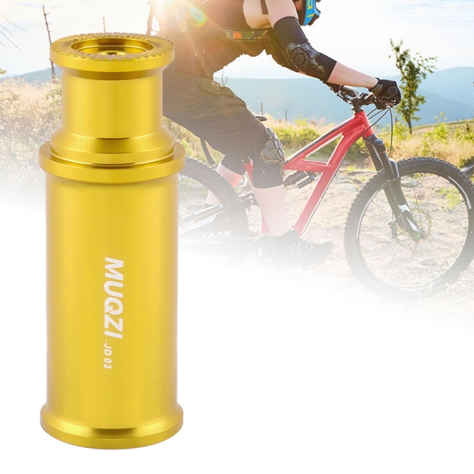 Bike Light Holder Hub Mount Aluminum Alloy Bike Light Mount for Night Riding Gold