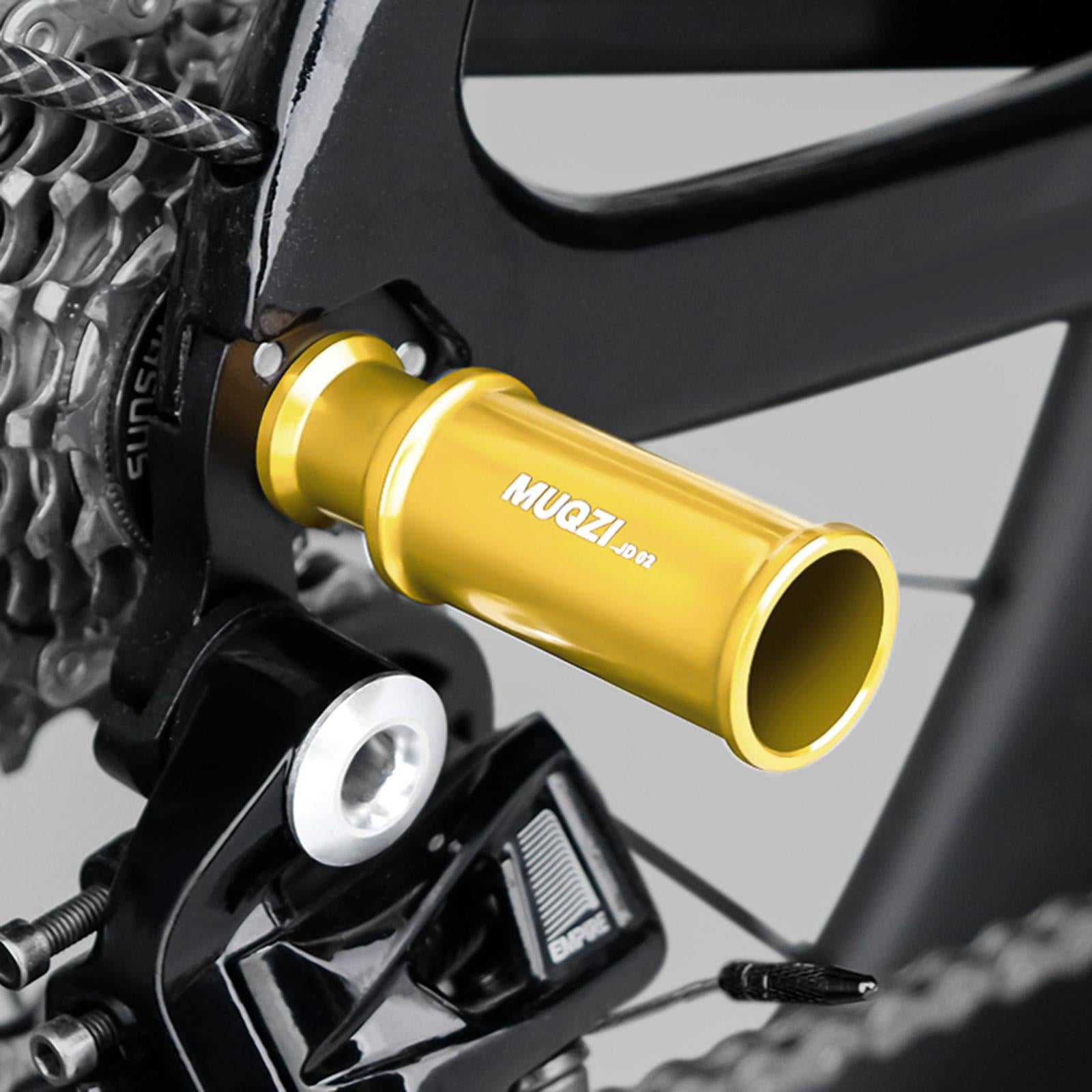 Bike Light Holder Hub Mount Aluminum Alloy Bike Light Mount for Night Riding Gold