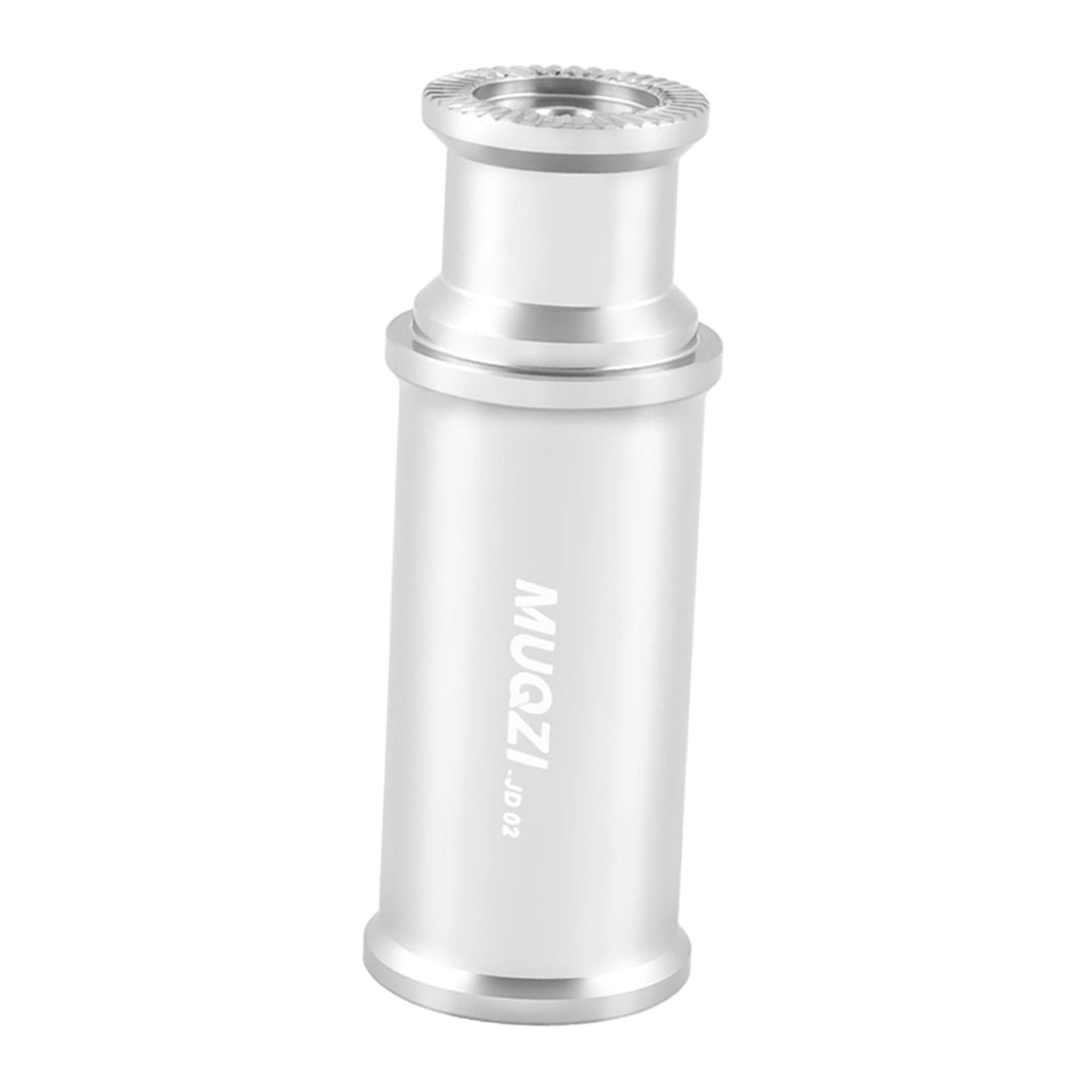 Bike Light Holder Hub Mount Aluminum Alloy Bike Light Mount for Night Riding Silver