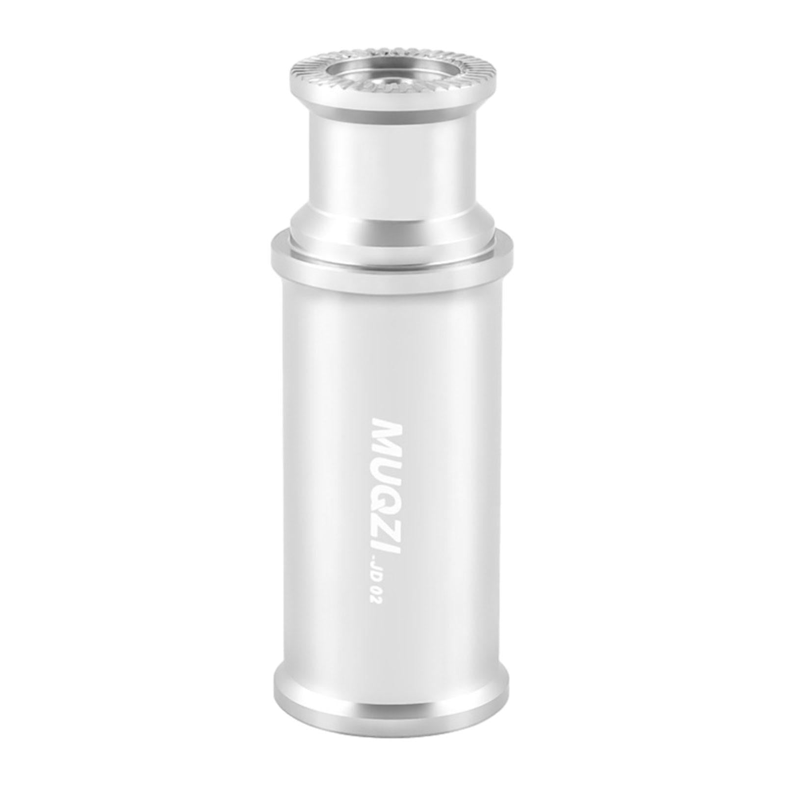 Bike Light Holder Hub Mount Aluminum Alloy Bike Light Mount for Night Riding Silver