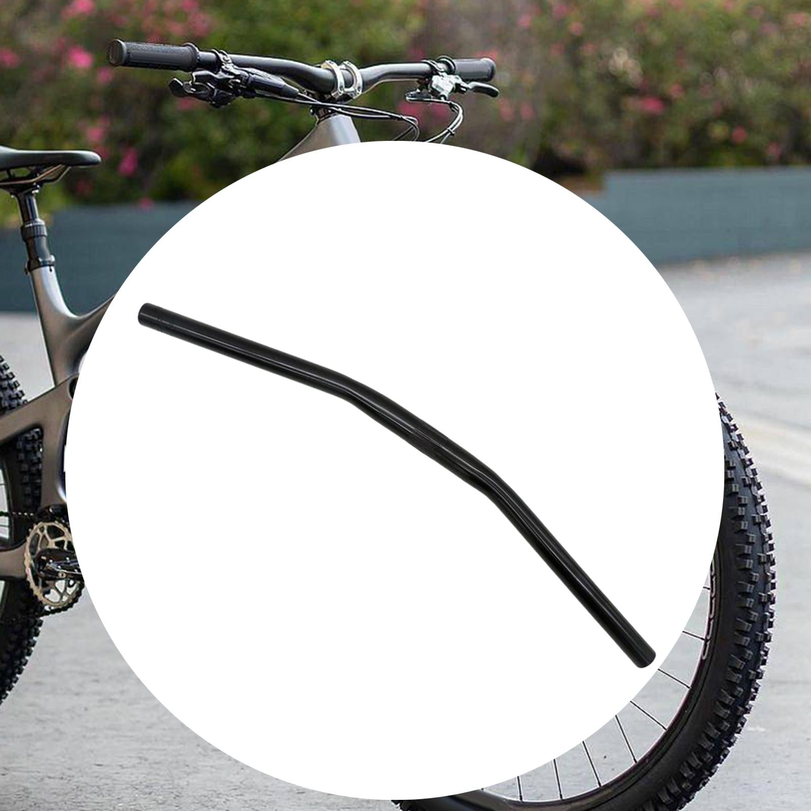 Bike Handlebar Black Metal Road Bike Handlebar for Parts Bicycling Component