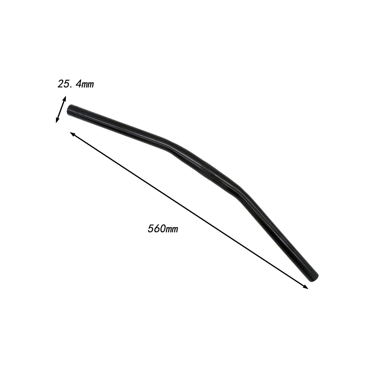 Bike Handlebar Black Metal Road Bike Handlebar for Parts Bicycling Component
