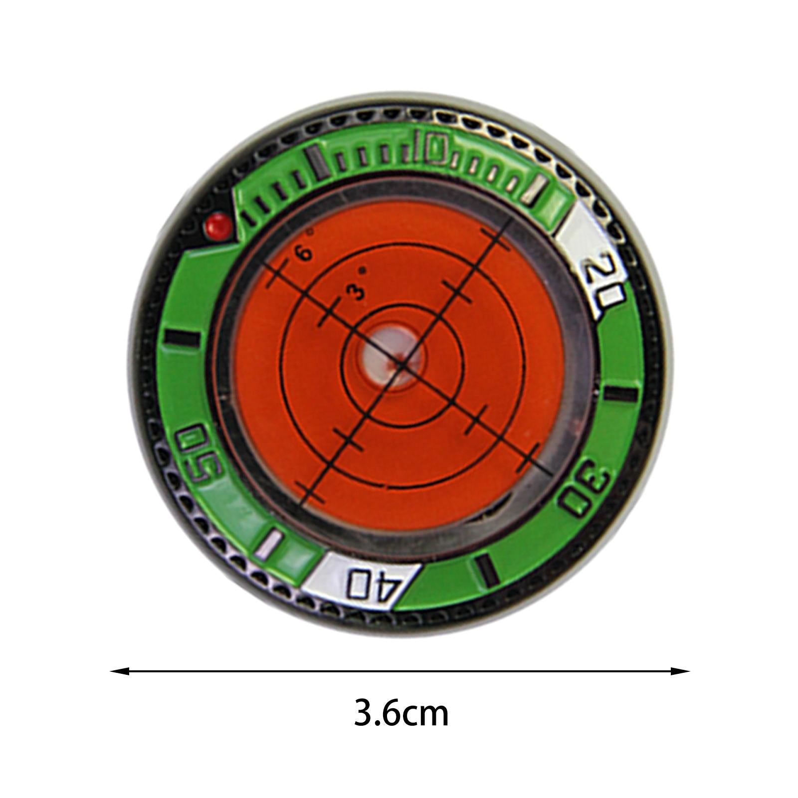 Golf Ball Marker High Precision Alignment Reader Tool Golf Putting Green Reader Orange Color Green
