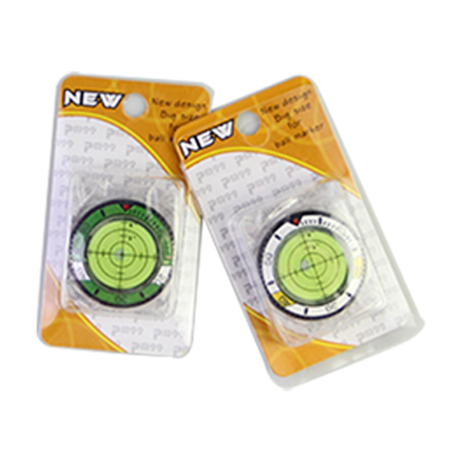 Golf Ball Marker High Precision Alignment Reader Tool Golf Putting Green Reader Orange Color Green