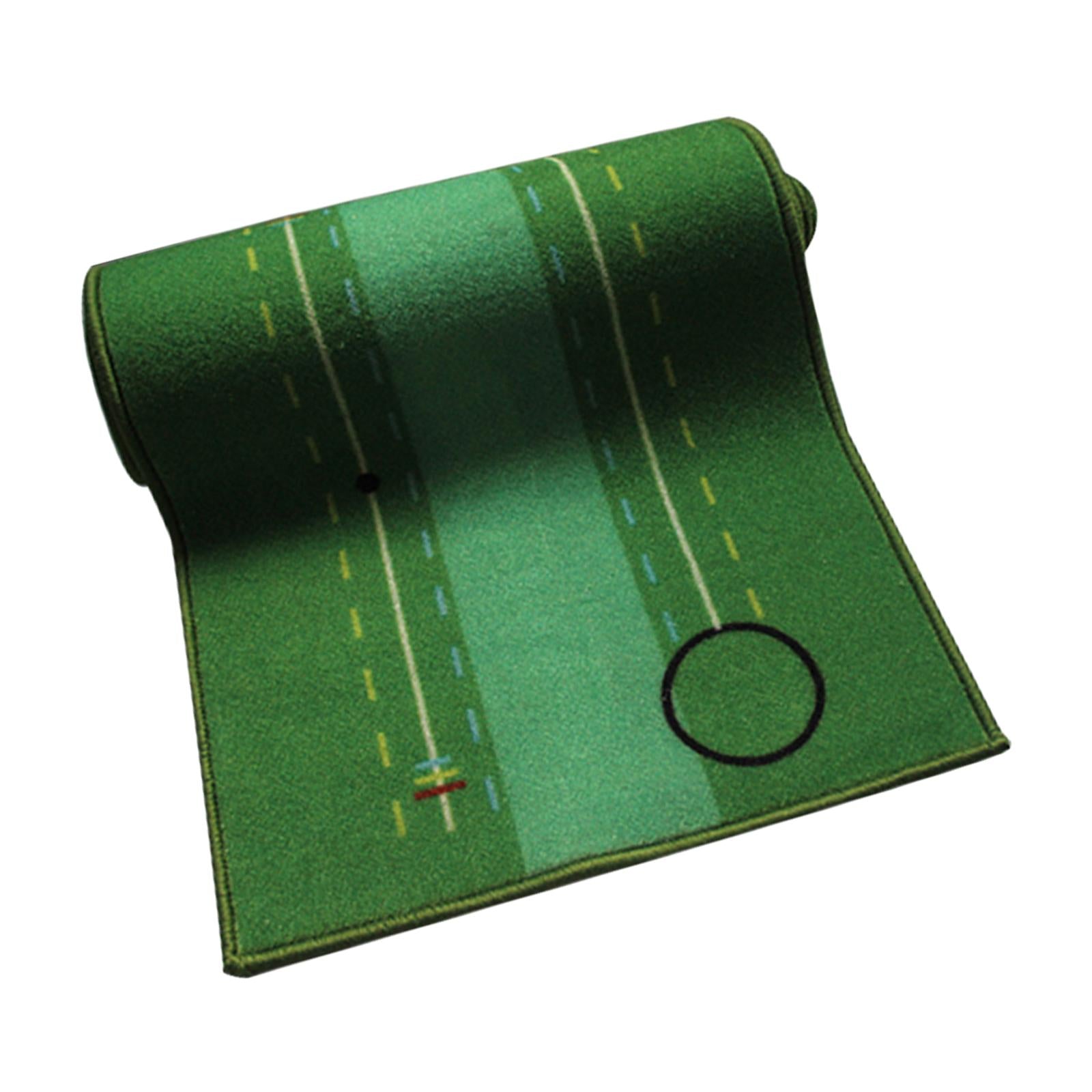 Golf Putting Mat Garden Portable Golf Hitting Mat Office Improve Golf Skills Style B