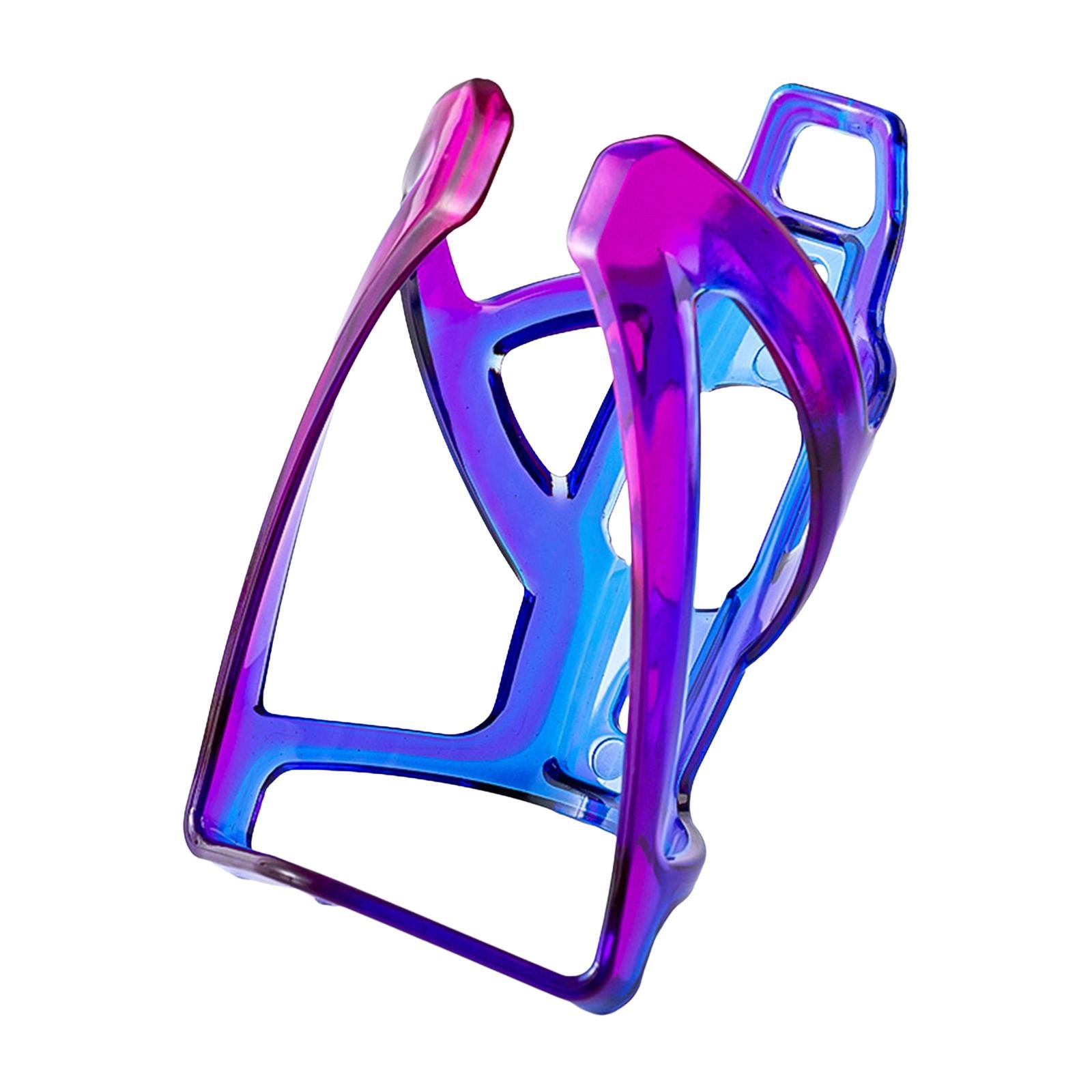Bike Water Bottle Holder Strong Water Drink Holder for Mountain Bike Cycling Blue Purple