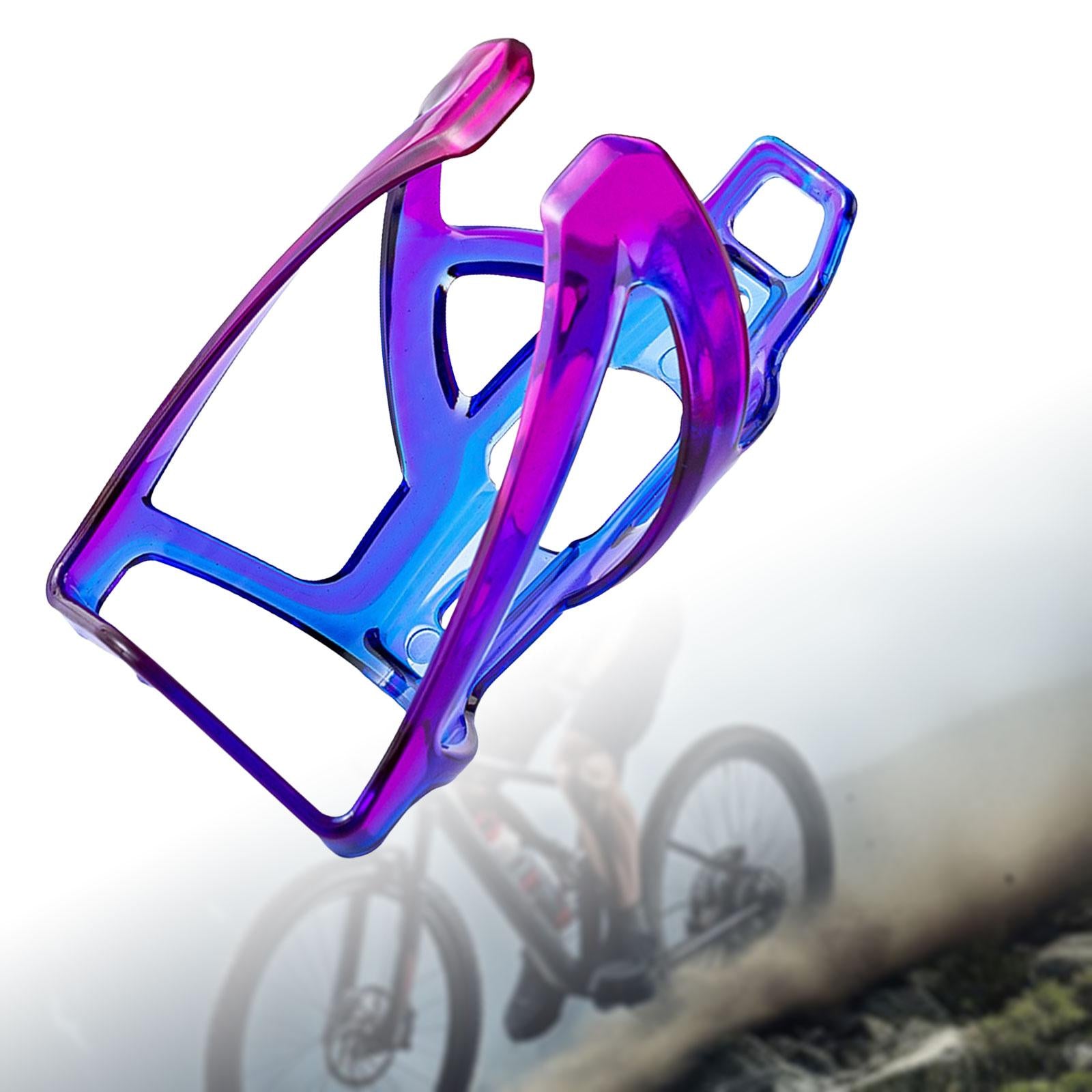 Bike Water Bottle Holder Strong Water Drink Holder for Mountain Bike Cycling Blue Purple