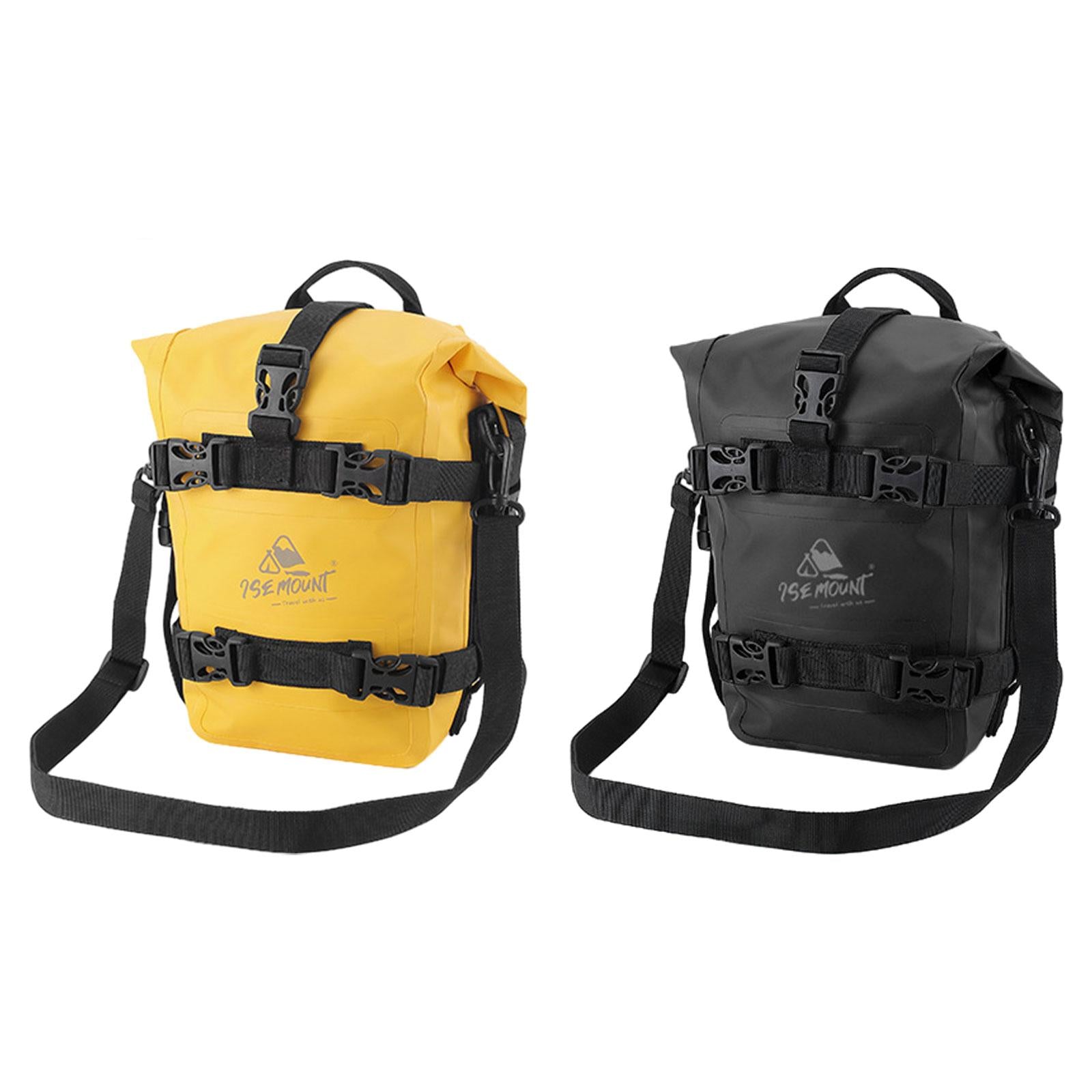 Motorcycle Saddlebag Durable Motorcycle Bag for Bicycling Biking Motorbiking Black