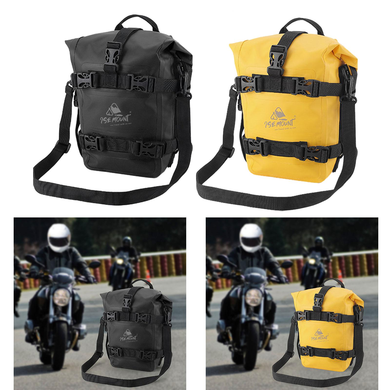Motorcycle Saddlebag Durable Motorcycle Bag for Bicycling Biking Motorbiking Black