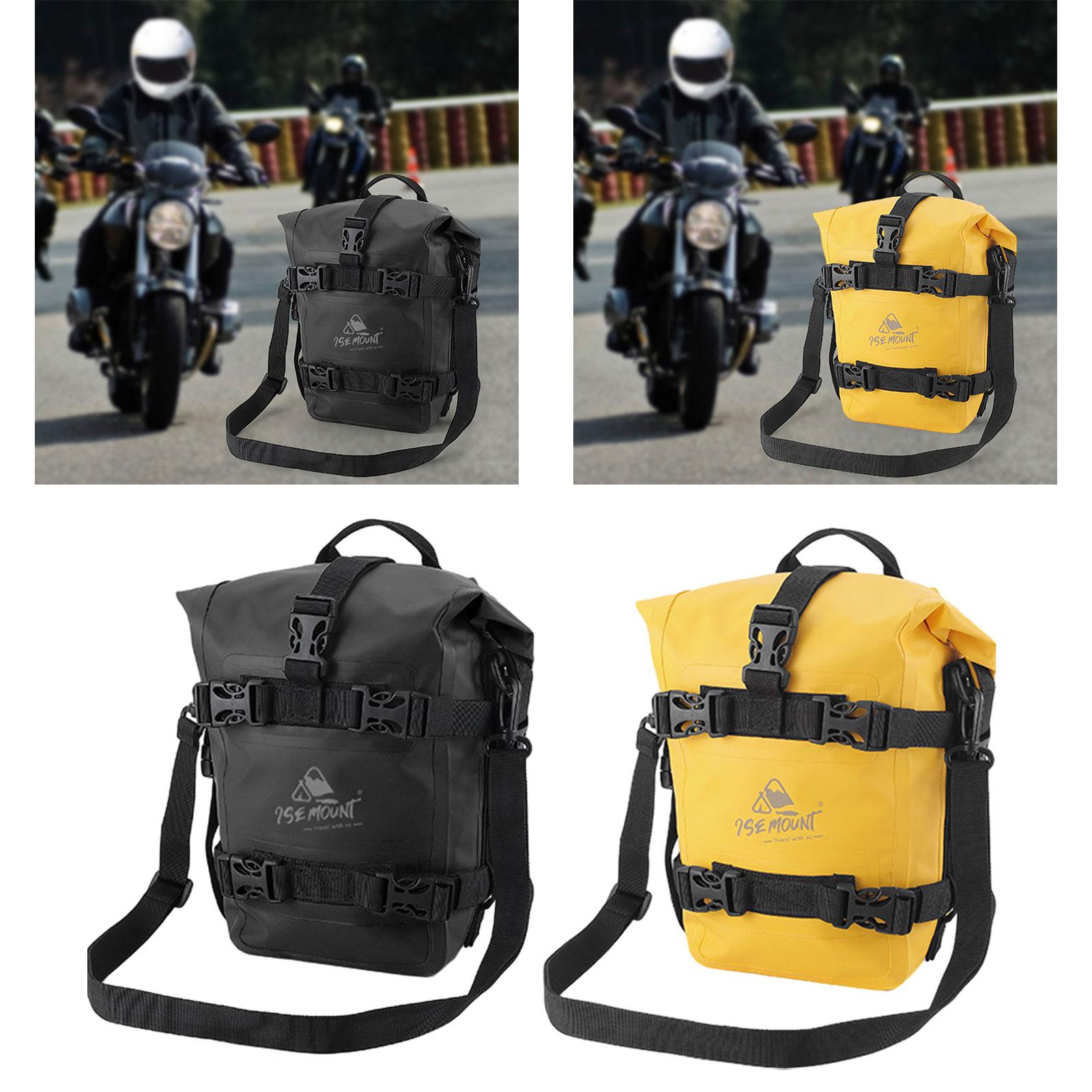 Motorcycle Saddlebag Durable Motorcycle Bag for Bicycling Biking Motorbiking Black