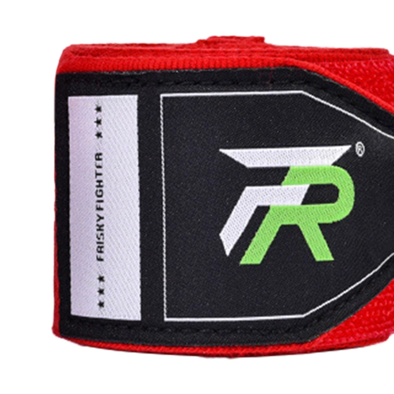 2x Boxing Hand Wraps 300cm Kickboxing Hand Wraps for Workout Sparring Karate Red