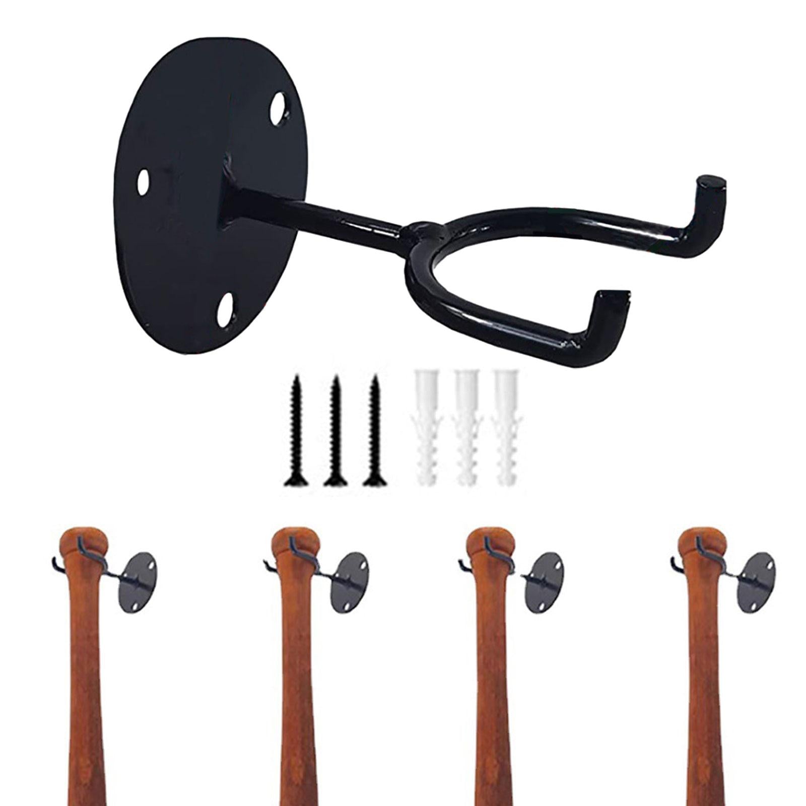 5xBaseball Wall Holder Iron Baseball Storage Rack for Memorabilia Collectibles Bats Holder