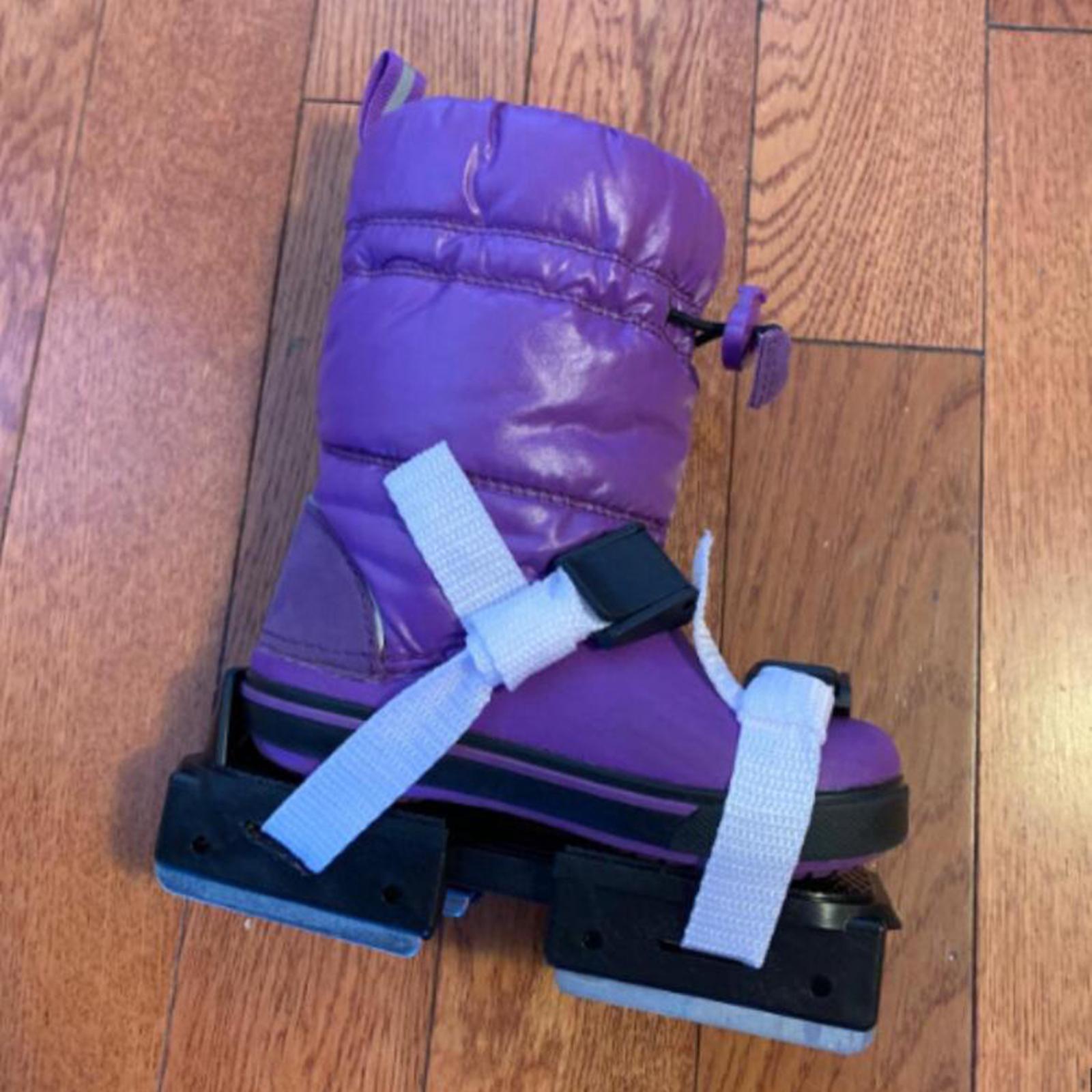 Toddler Ice Skates Adjustable Kids Ice Skates for Youth Beginners Boys Girls blue