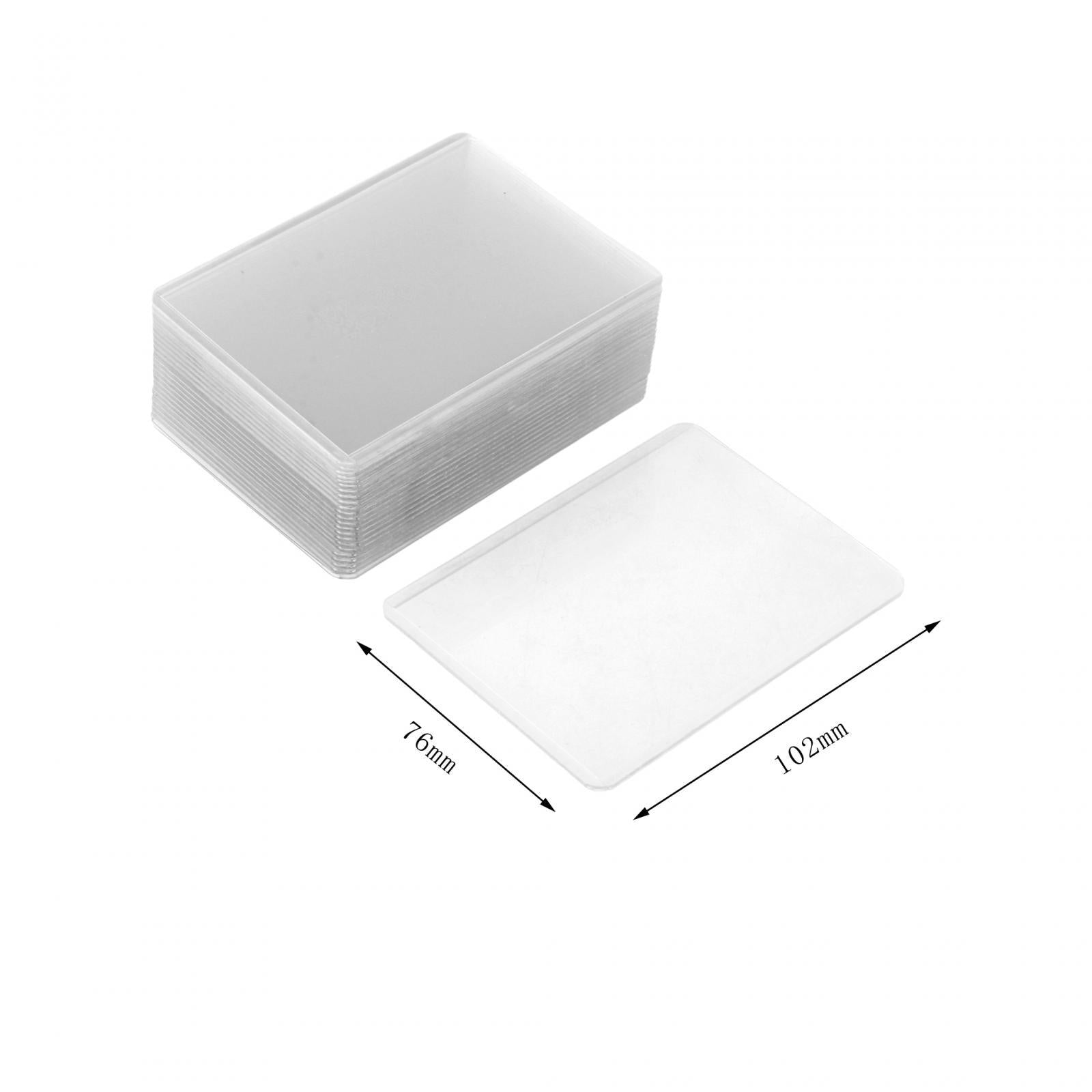 25 Pieces Card Holder Card Sleeves for Hobbyists Pro Collectors Gaming Cards