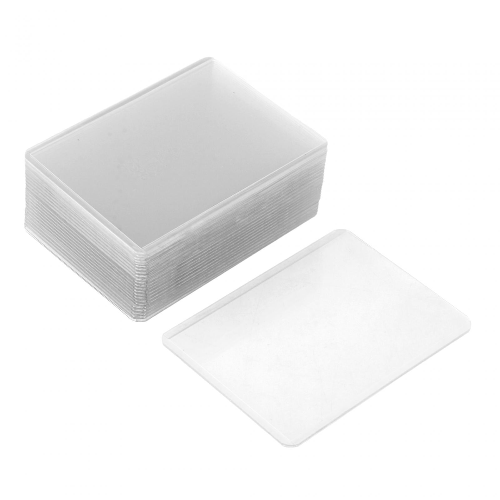 25x Clear Card Sleeves Portable for Hobbyists Sports Cards Golf Hockey Cards