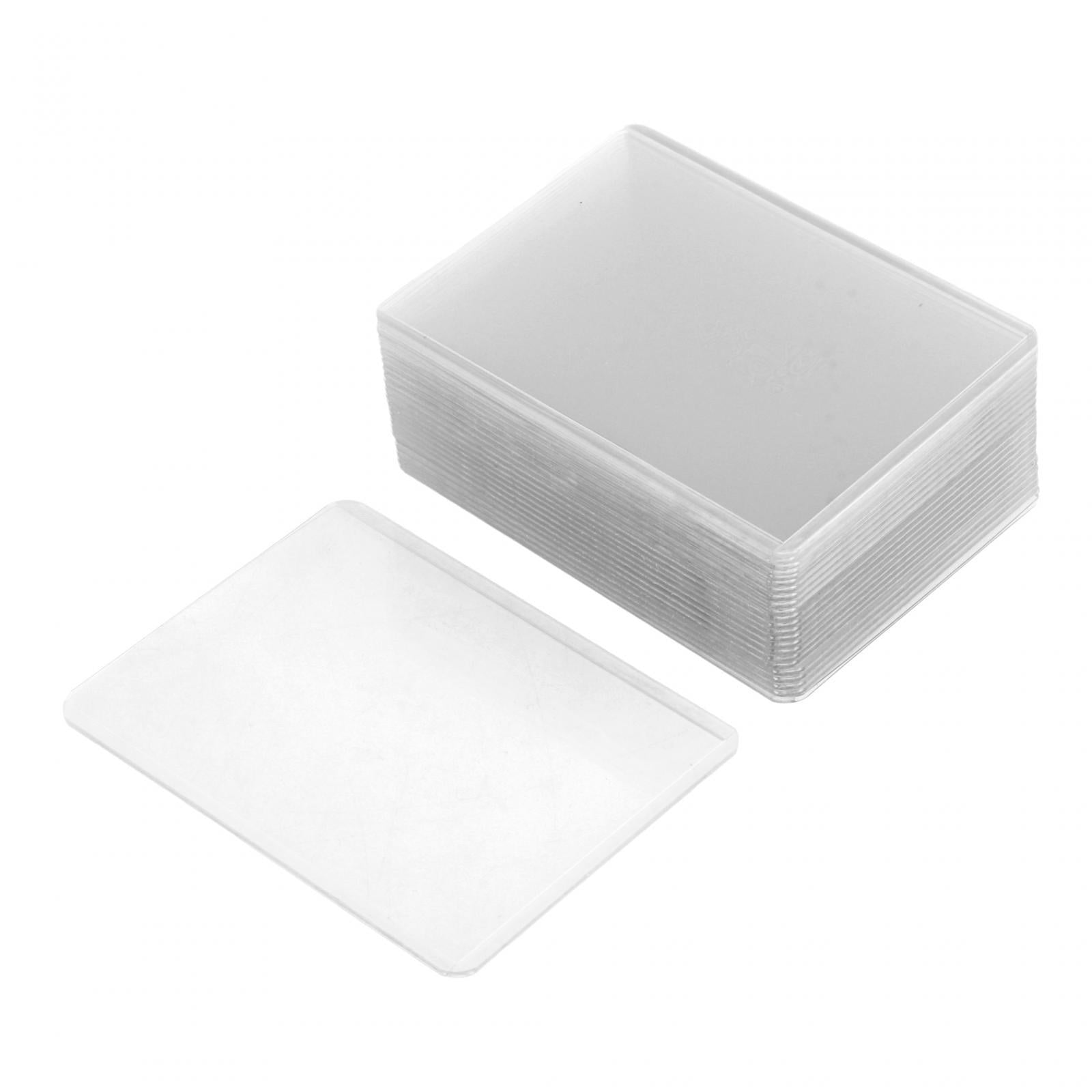 25x Clear Card Sleeves Portable for Hobbyists Sports Cards Golf Hockey Cards
