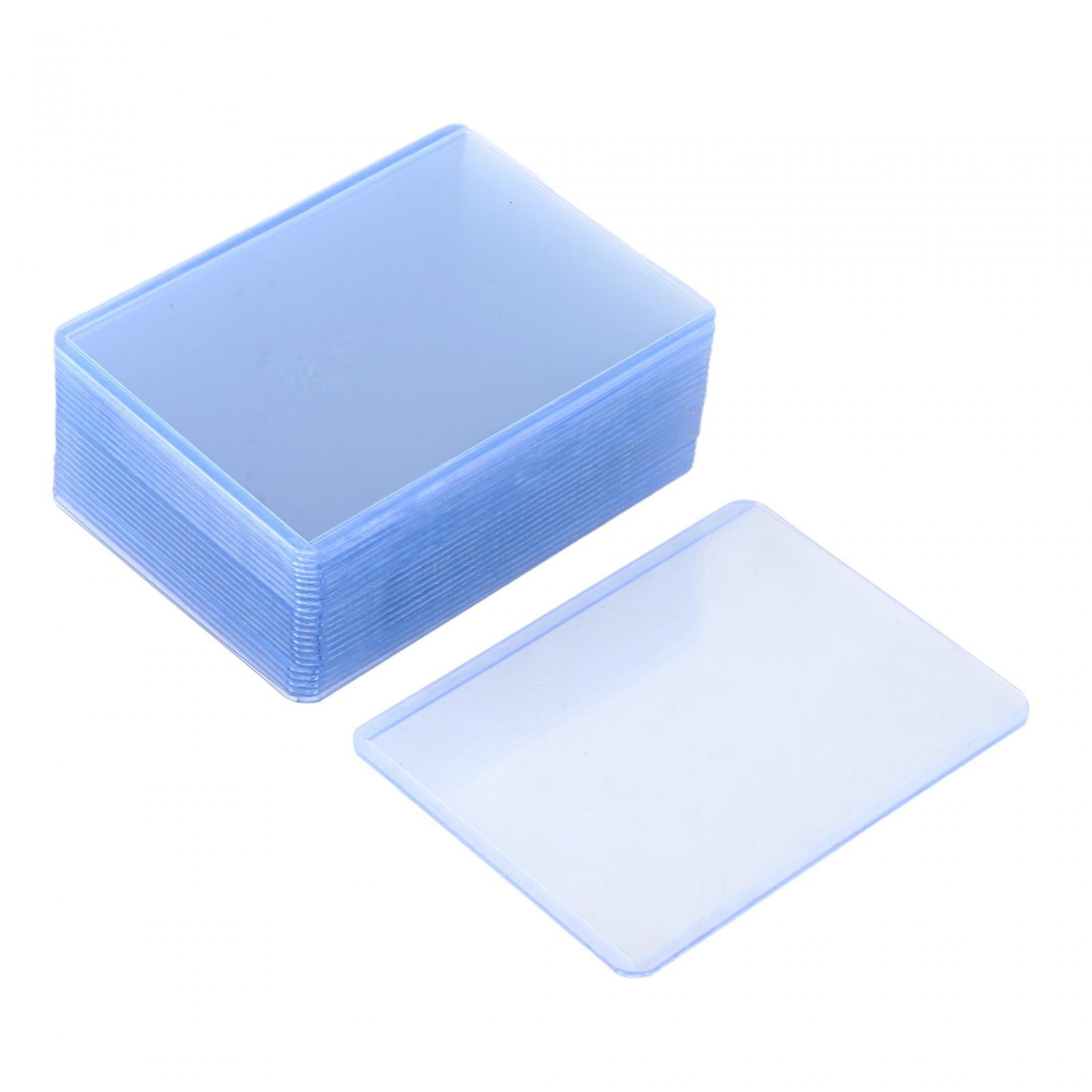 25 Pieces Clear Card Sleeves for Gaming Cards Golf Hockey Cards Sports Cards