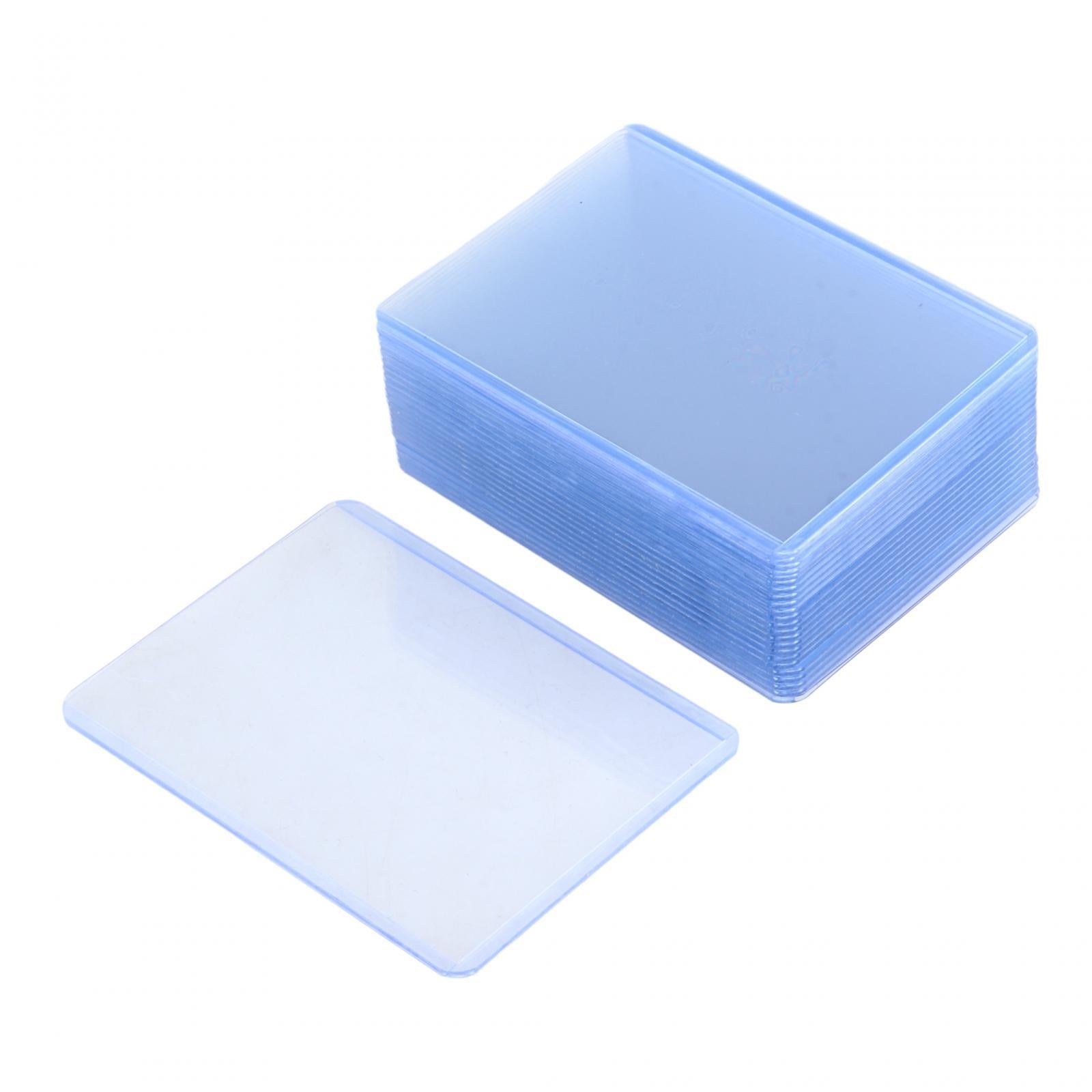25 Pieces Clear Card Sleeves for Gaming Cards Golf Hockey Cards Sports Cards