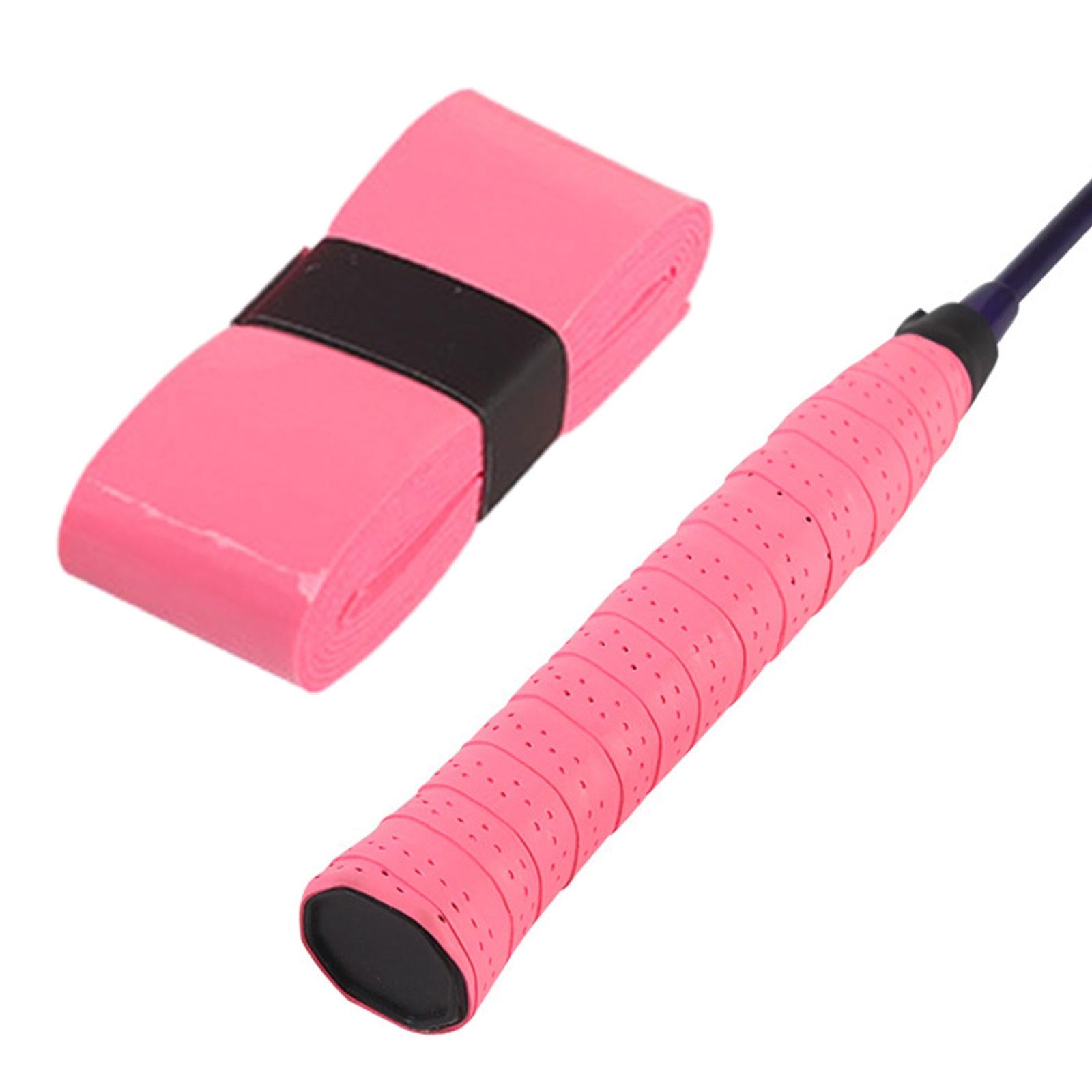 2xTennis Badminton Racket Wrap Tape Accessories Overgrip Grip Tape Handle Tape Pink