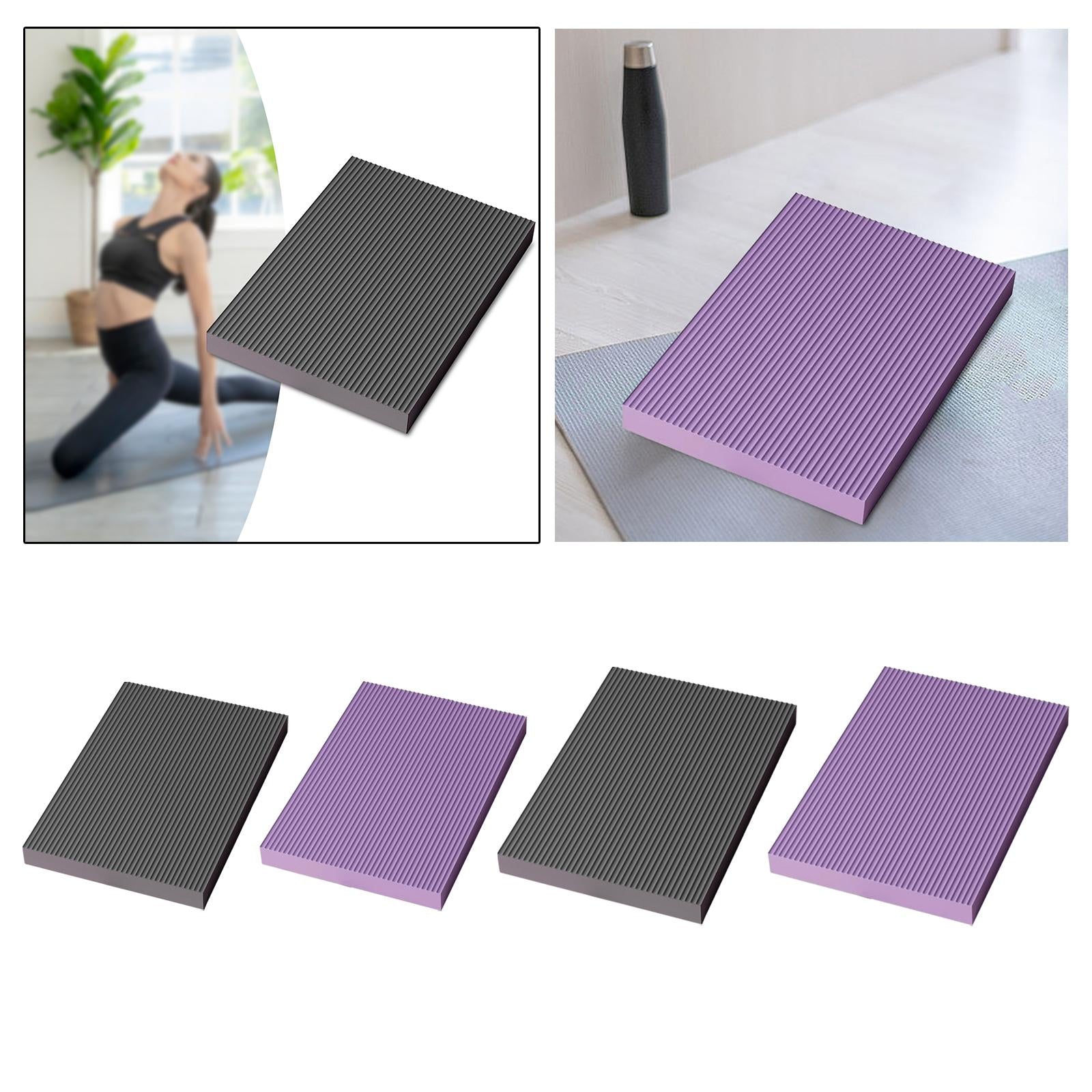 Balance Pad Equipment Core Trainer Anti Slip Knee Pad for Exercise Squat Gym Black 40cmx33cmx2cm
