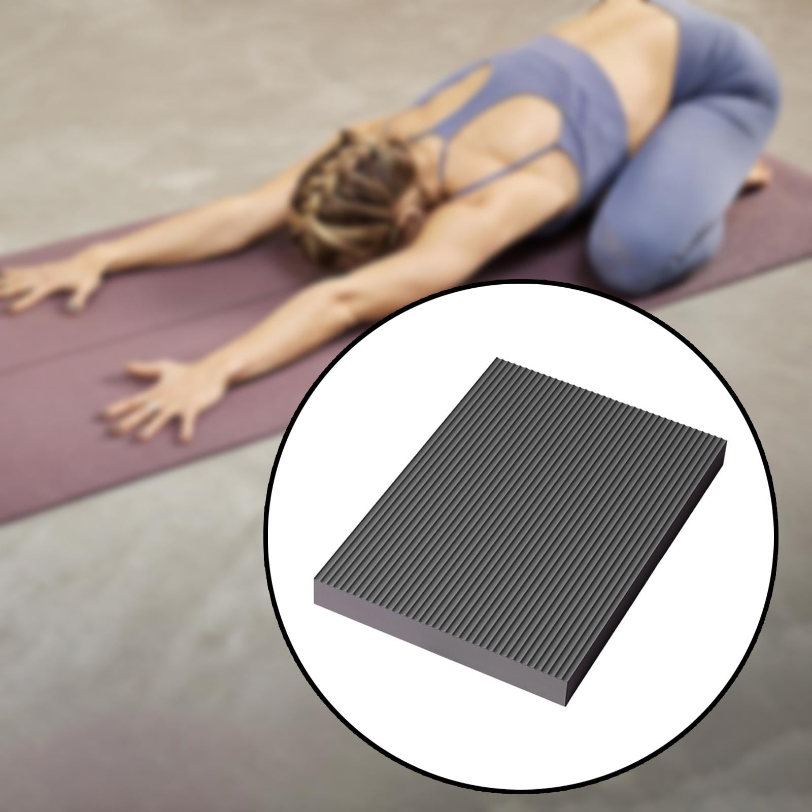 Balance Pad Equipment Core Trainer Anti Slip Knee Pad for Exercise Squat Gym Black 50cmx40cmx4cm