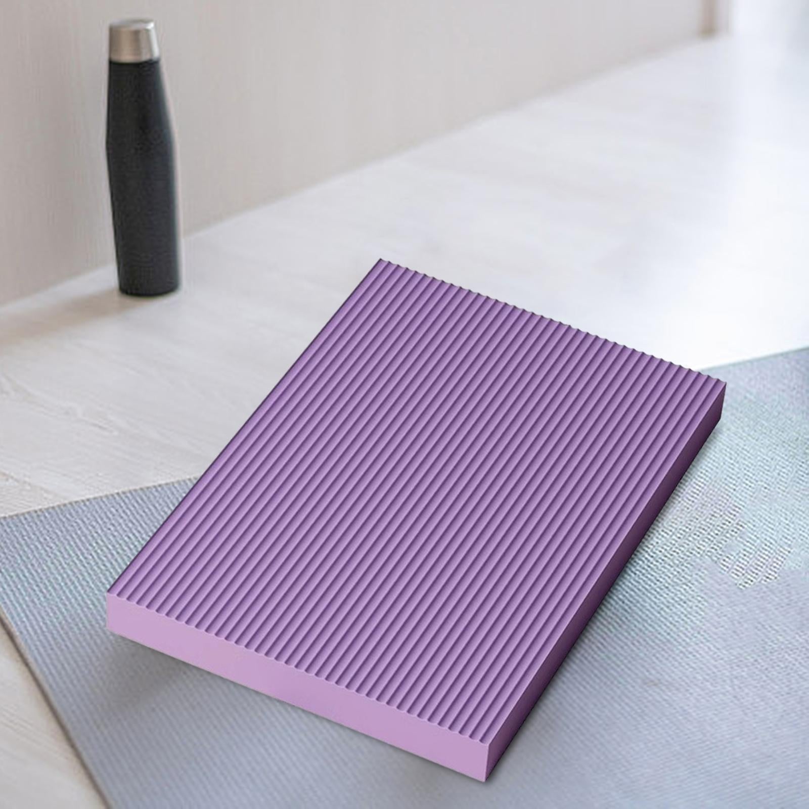 Balance Pad Equipment Core Trainer Anti Slip Knee Pad for Exercise Squat Gym Violet 50cmx40cmx4cm