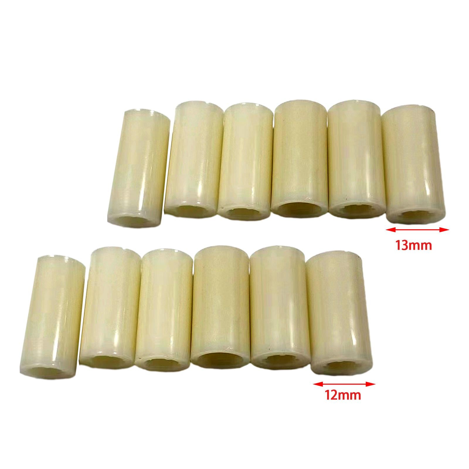 4x6 Pieces Billiard Cue Stick Ferrules 25mm Tubes for Billiard Pool Cue Repair 13mm