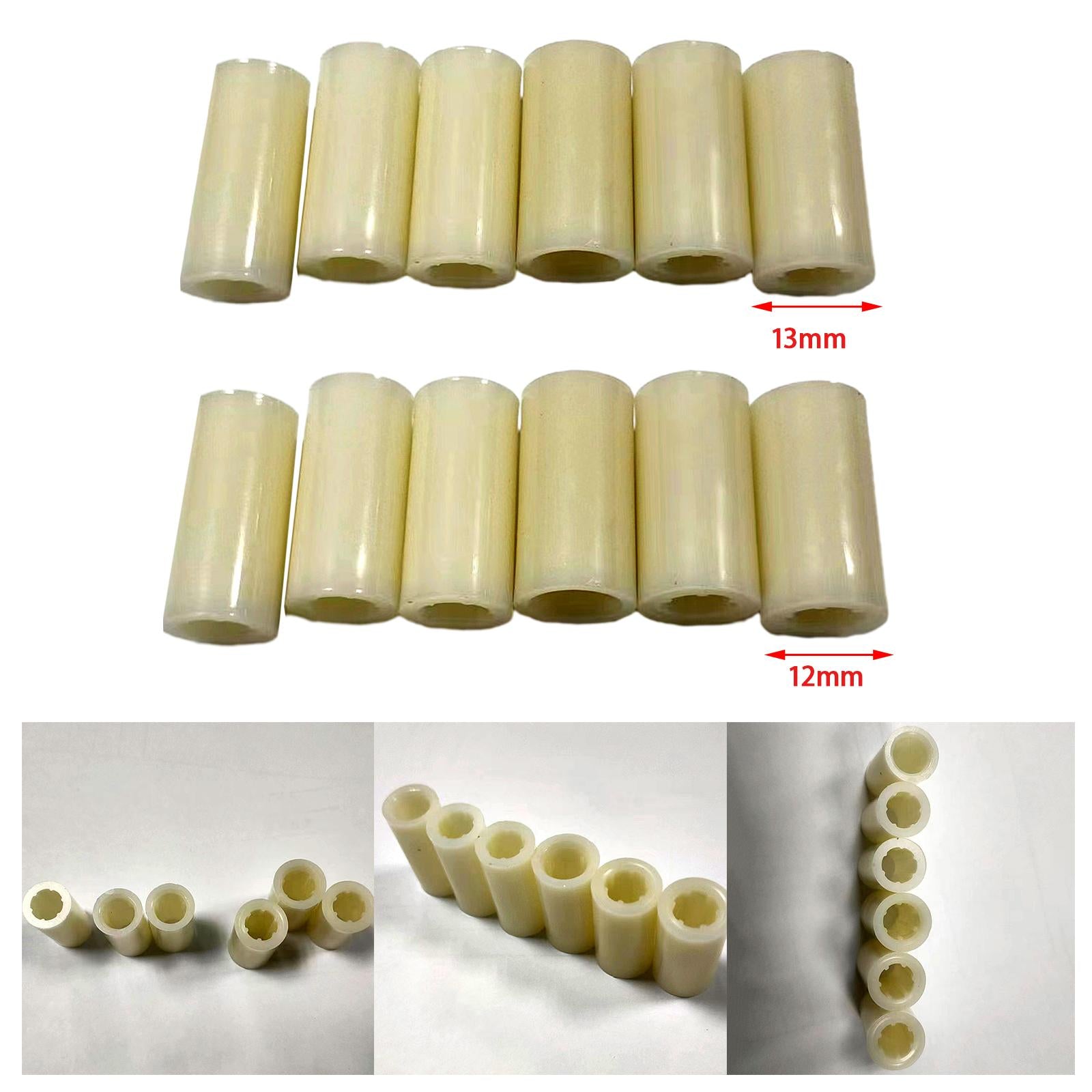 3x6 Pieces Billiard Cue Stick Ferrules 25mm Tubes for Billiard Pool Cue Repair 13mm