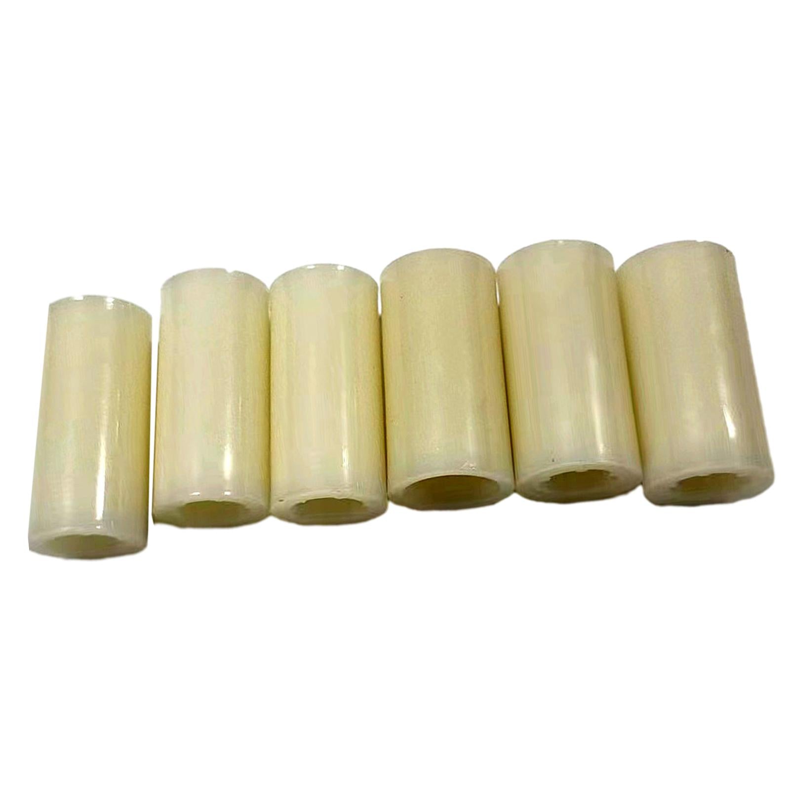 5x6 Pieces Billiard Cue Stick Ferrules 25mm Tubes for Billiard Pool Cue Repair 12mm