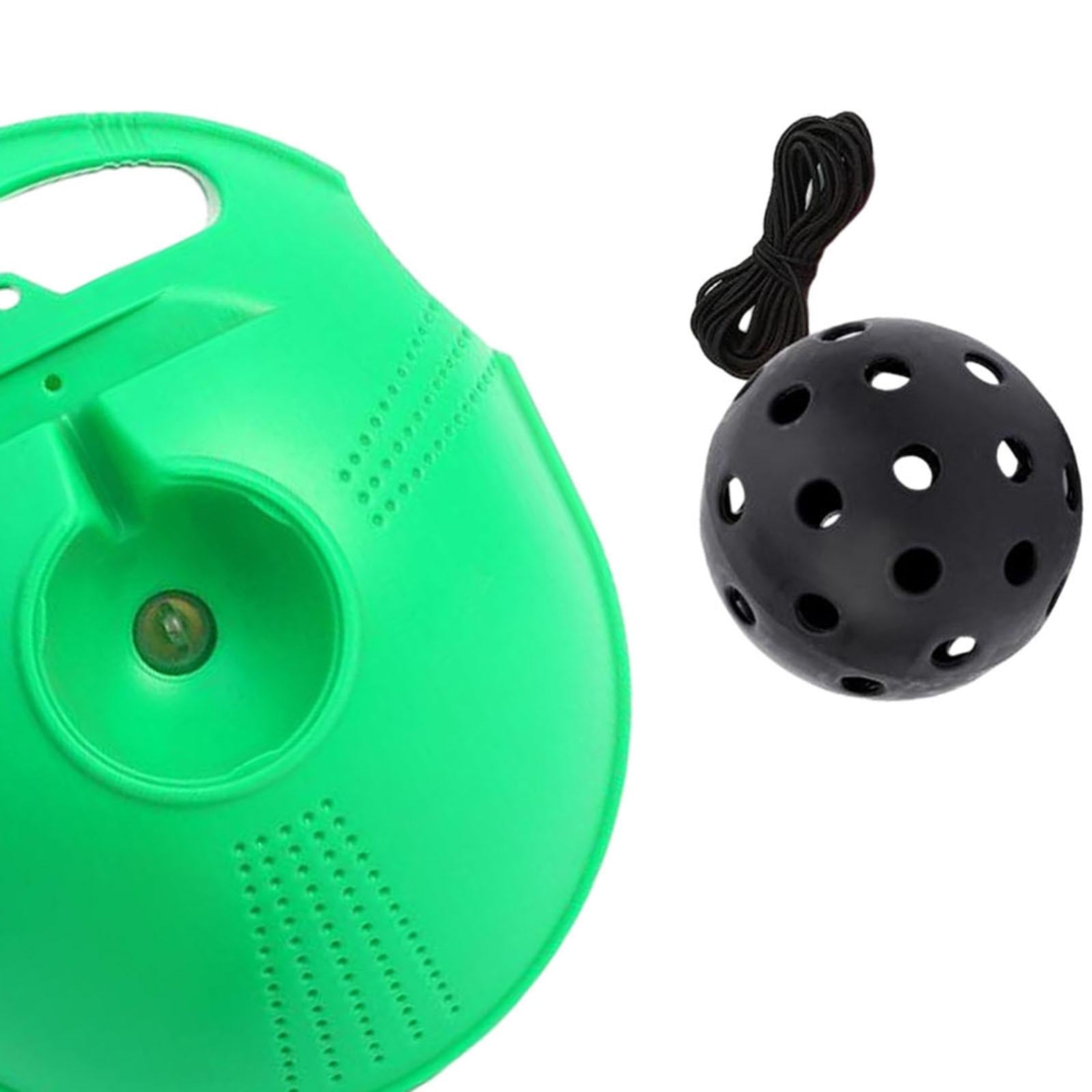 Pickleball Trainer with Pickleball Ball Cord Indoor Solo Pickleball Training black