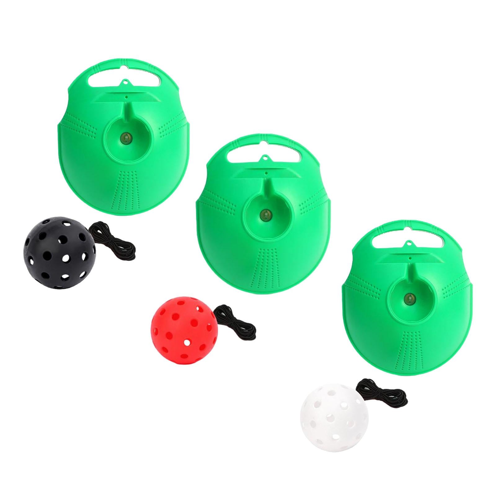 Pickleball Trainer with Pickleball Ball Cord Indoor Solo Pickleball Training black