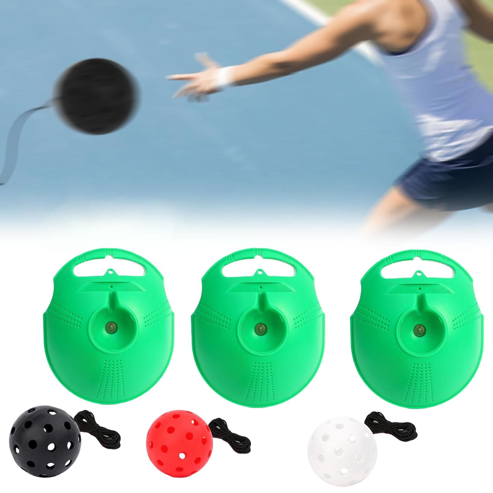 Pickleball Trainer with Pickleball Ball Cord Indoor Solo Pickleball Training black