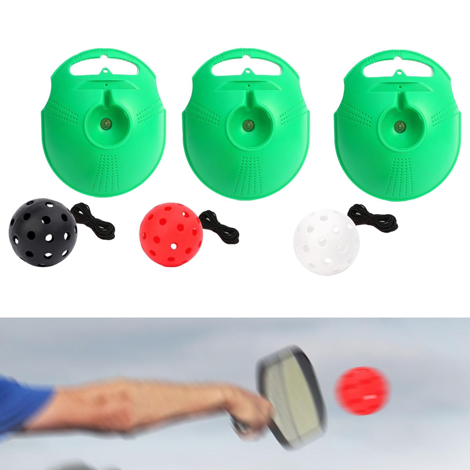 Pickleball Trainer with Pickleball Ball Cord Indoor Solo Pickleball Training black