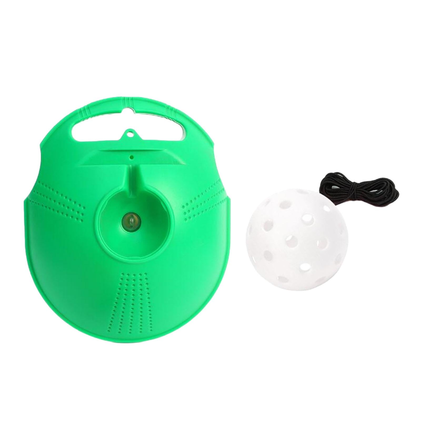 Pickleball Trainer with Pickleball Ball Cord Indoor Solo Pickleball Training white