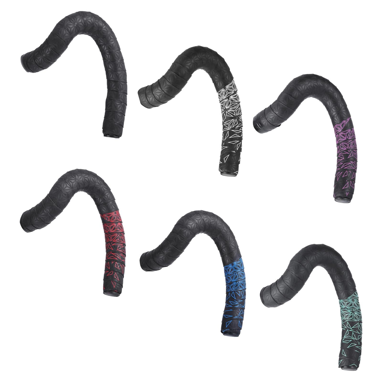 Bike Handlebar Tape Handle Wrap for Mountain Bikes Fixed Gear Bicycle Biking Black